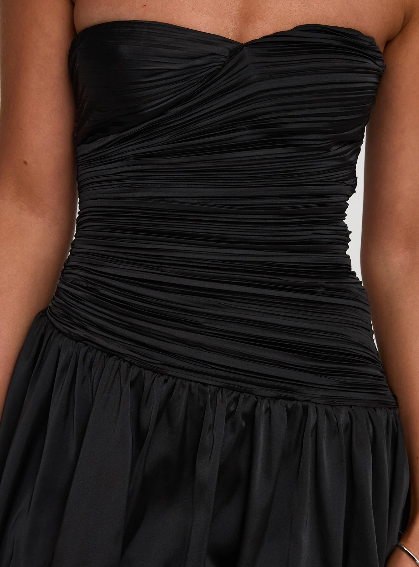Elmstead Strapless Romper Black - Image 6