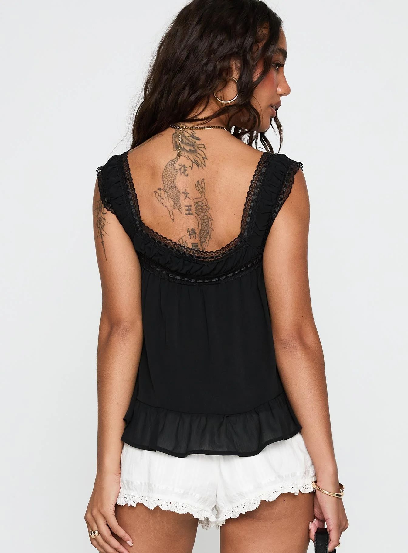 Eluisa Lace Top Black - Image 5
