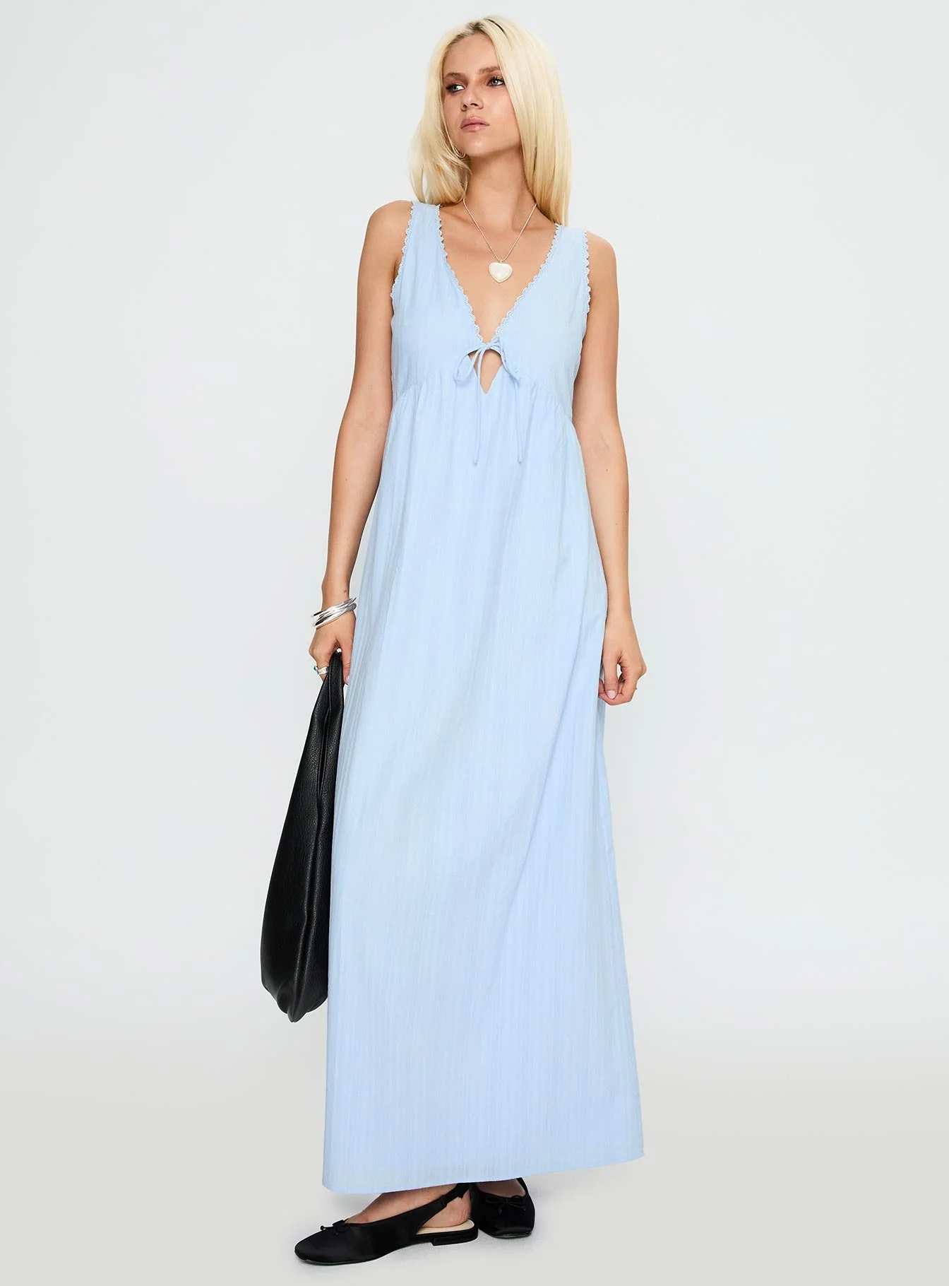 Elyza Maxi Dress Blue - Image 2