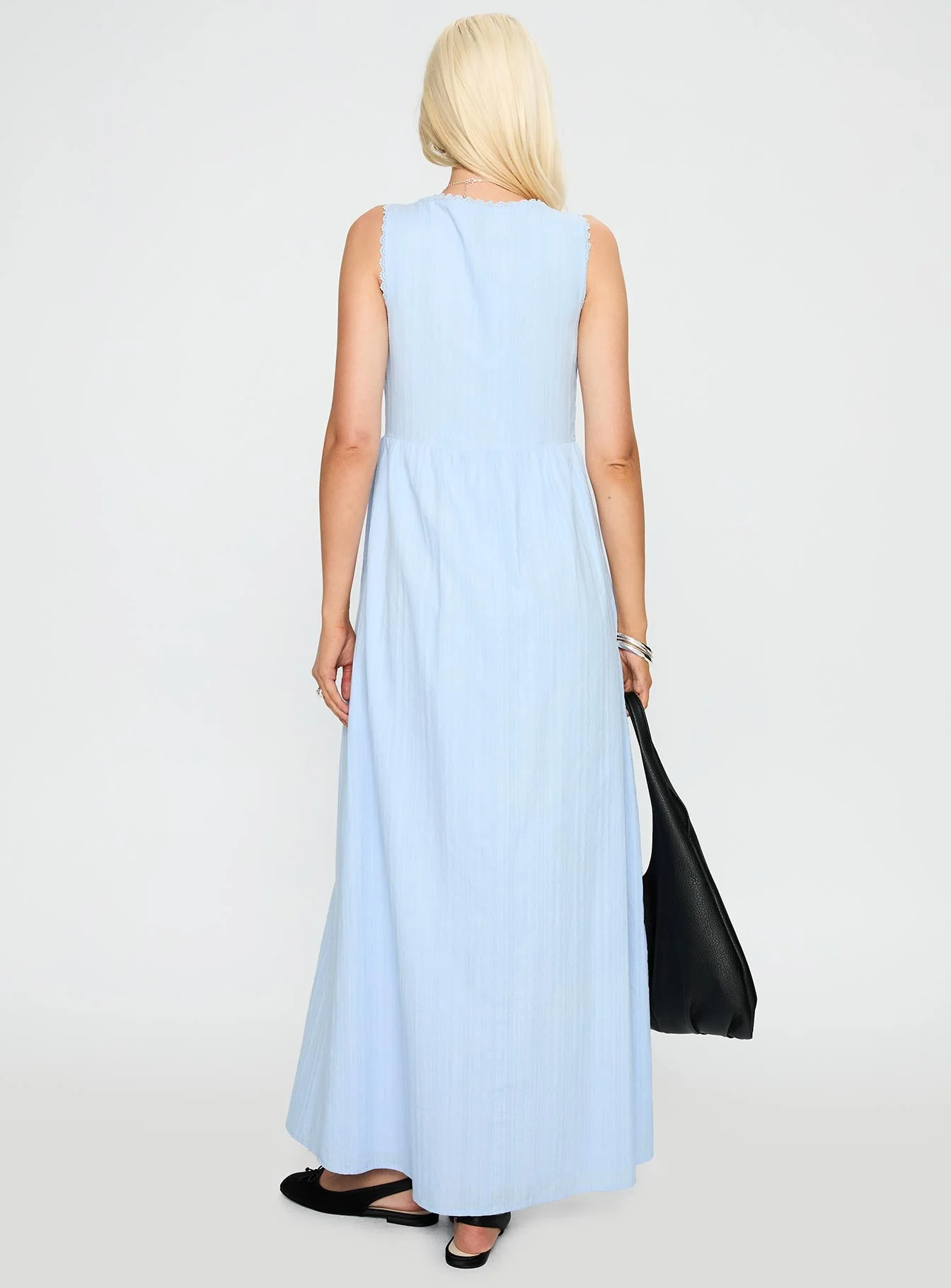 Elyza Maxi Dress Blue - Image 4