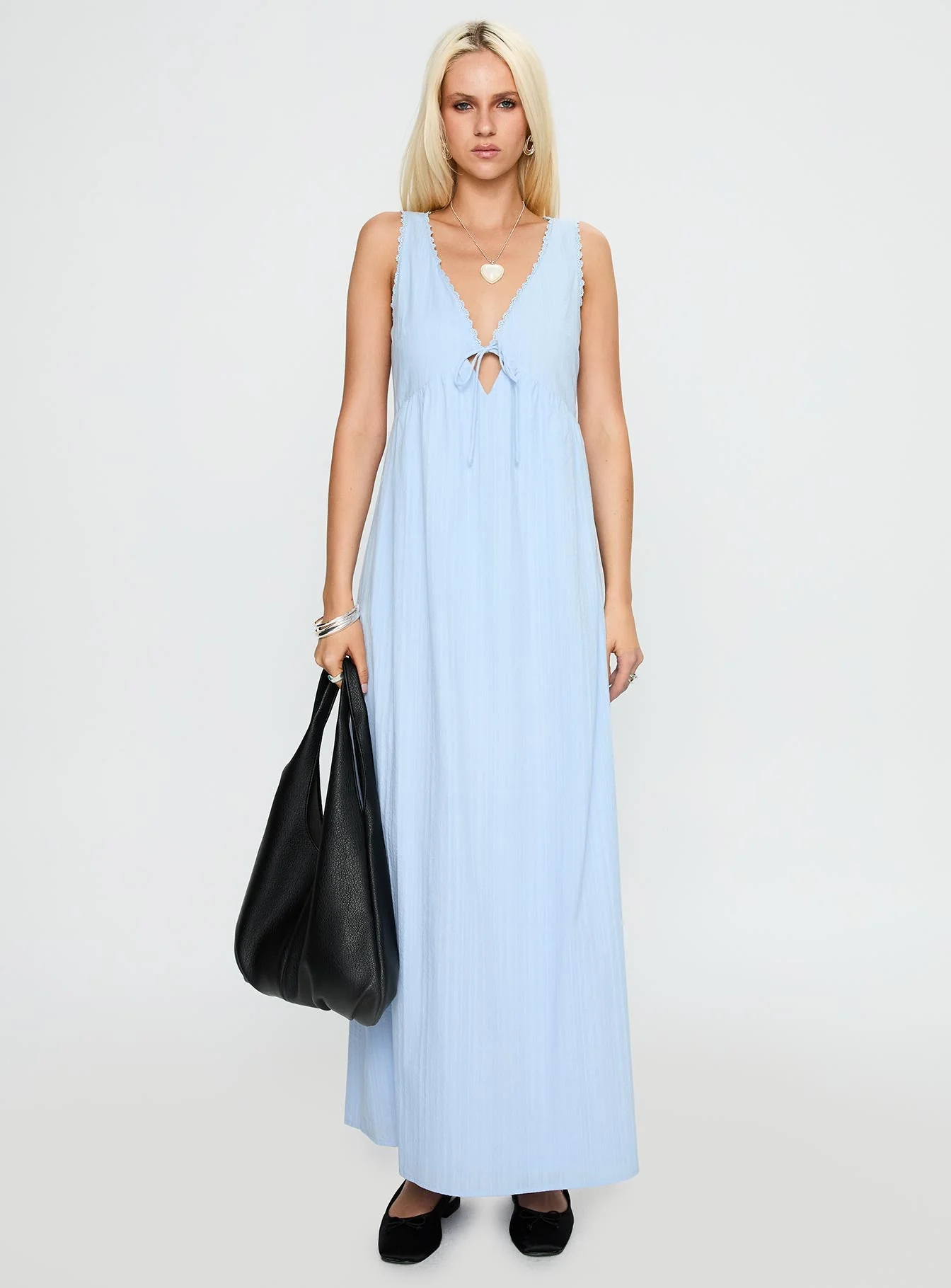 Elyza Maxi Dress Blue - Image 6