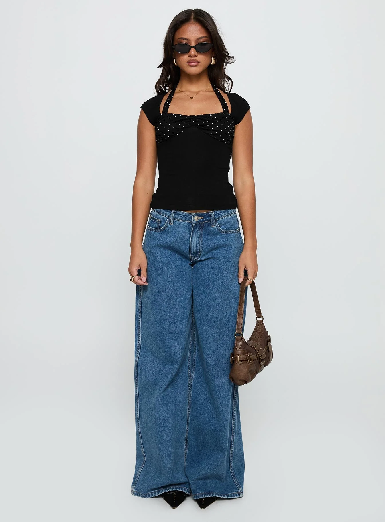 Emberglow Top Black / Polka - Image 7