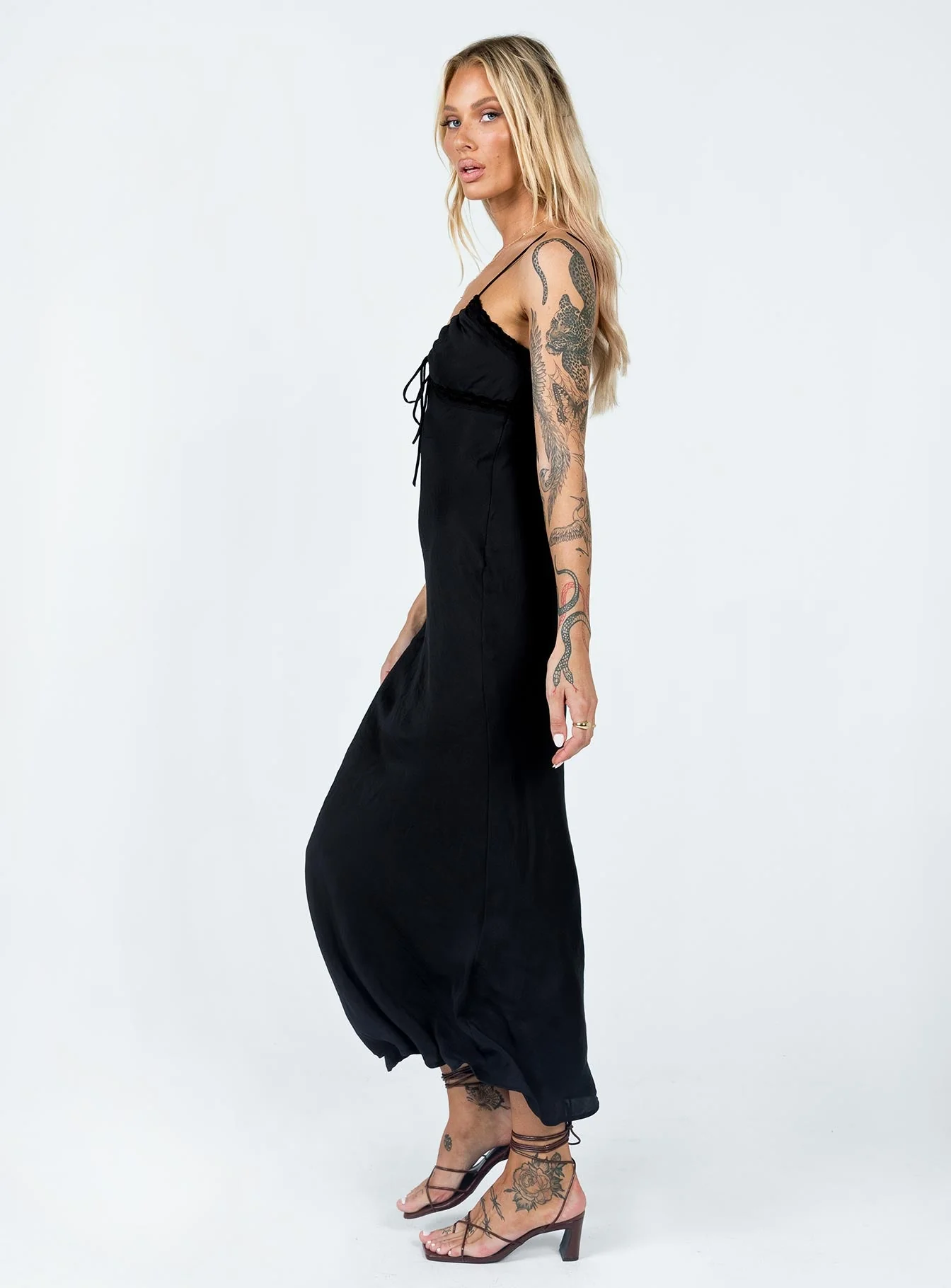 Emily Maxi Dress Black - Image 4