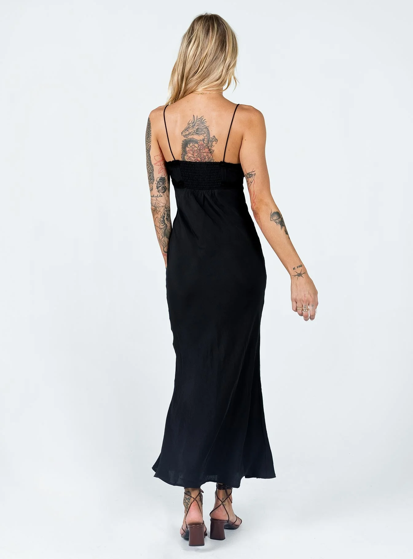 Emily Maxi Dress Black - Image 5
