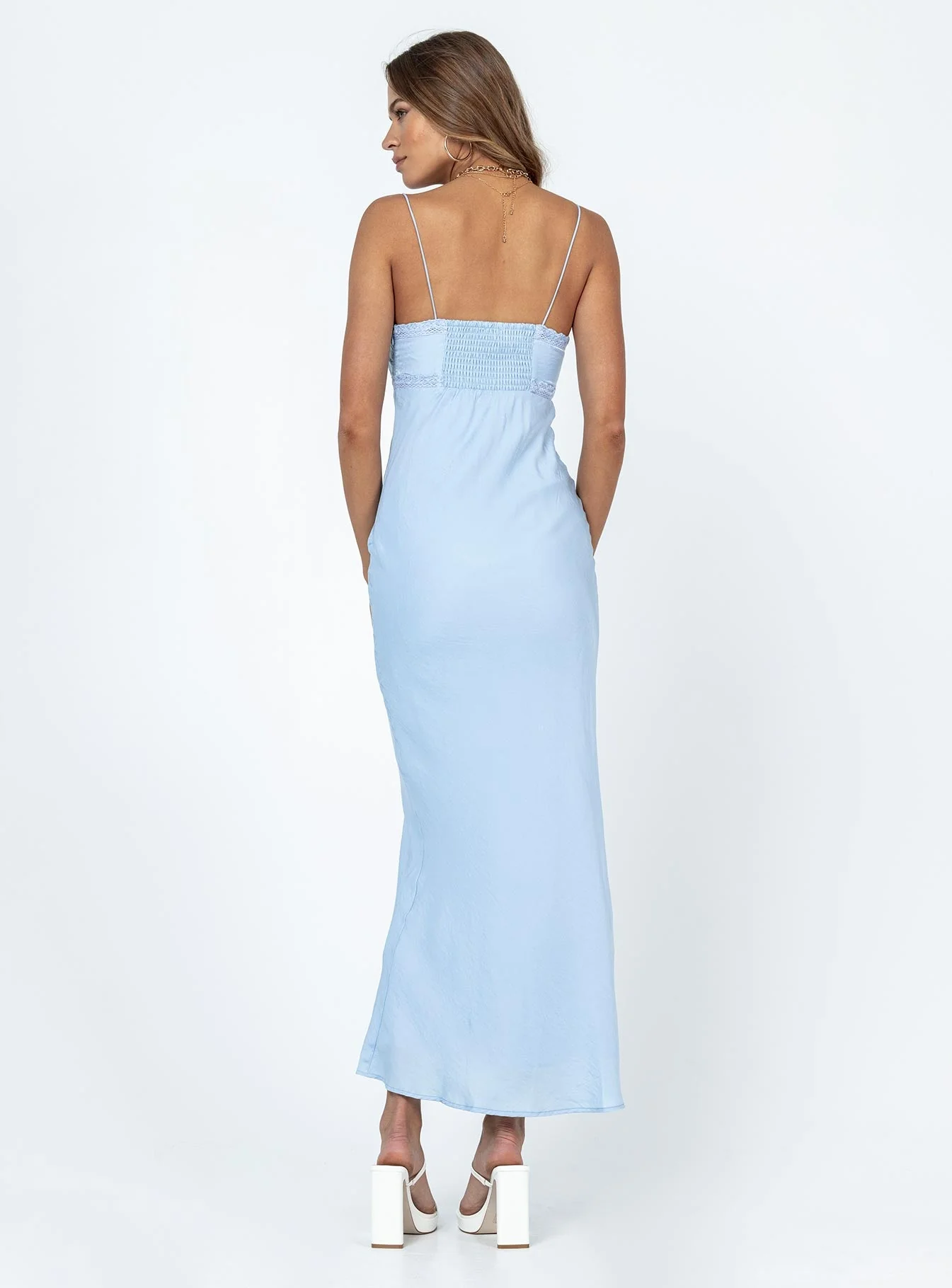 Emily Maxi Dress Blue - Image 5