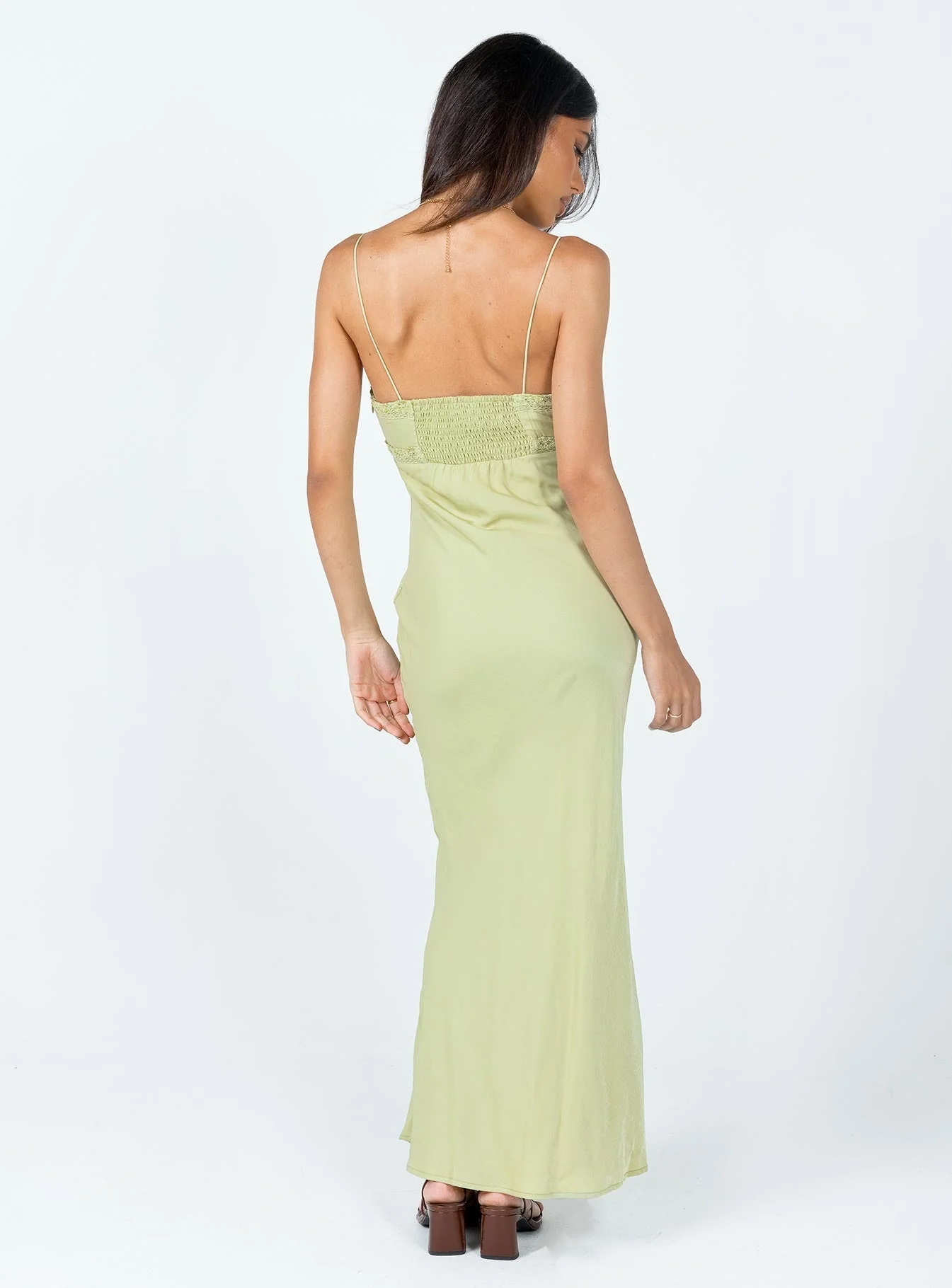 Emily Maxi Dress Green - Image 5