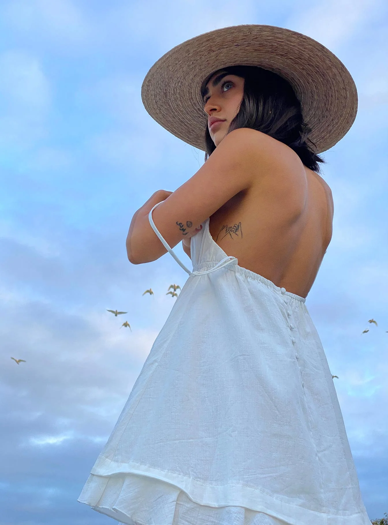Empress Of Love Mini Dress White - Image 16