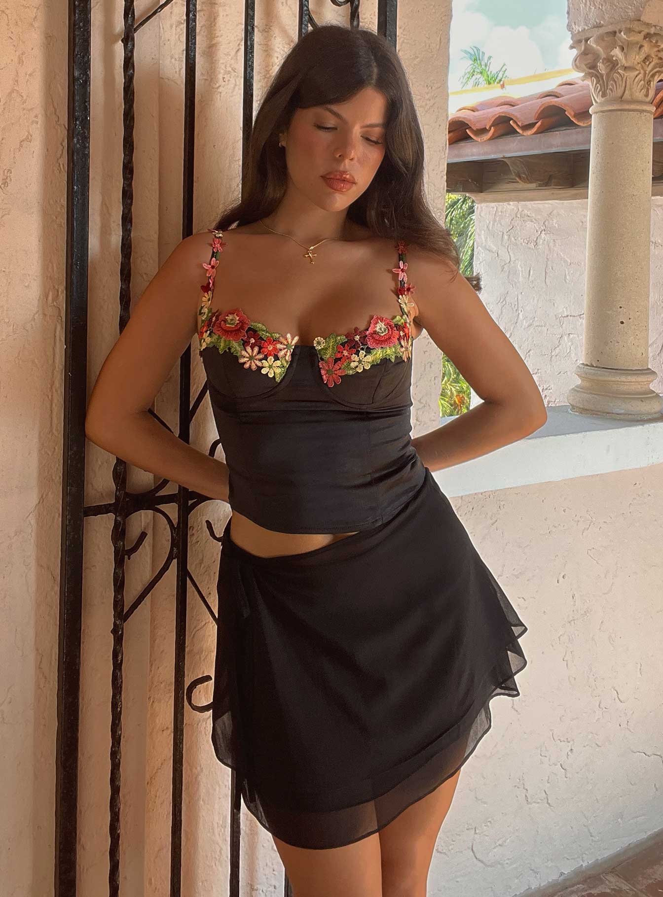 Enchante To Meet You Top Black - Image 6