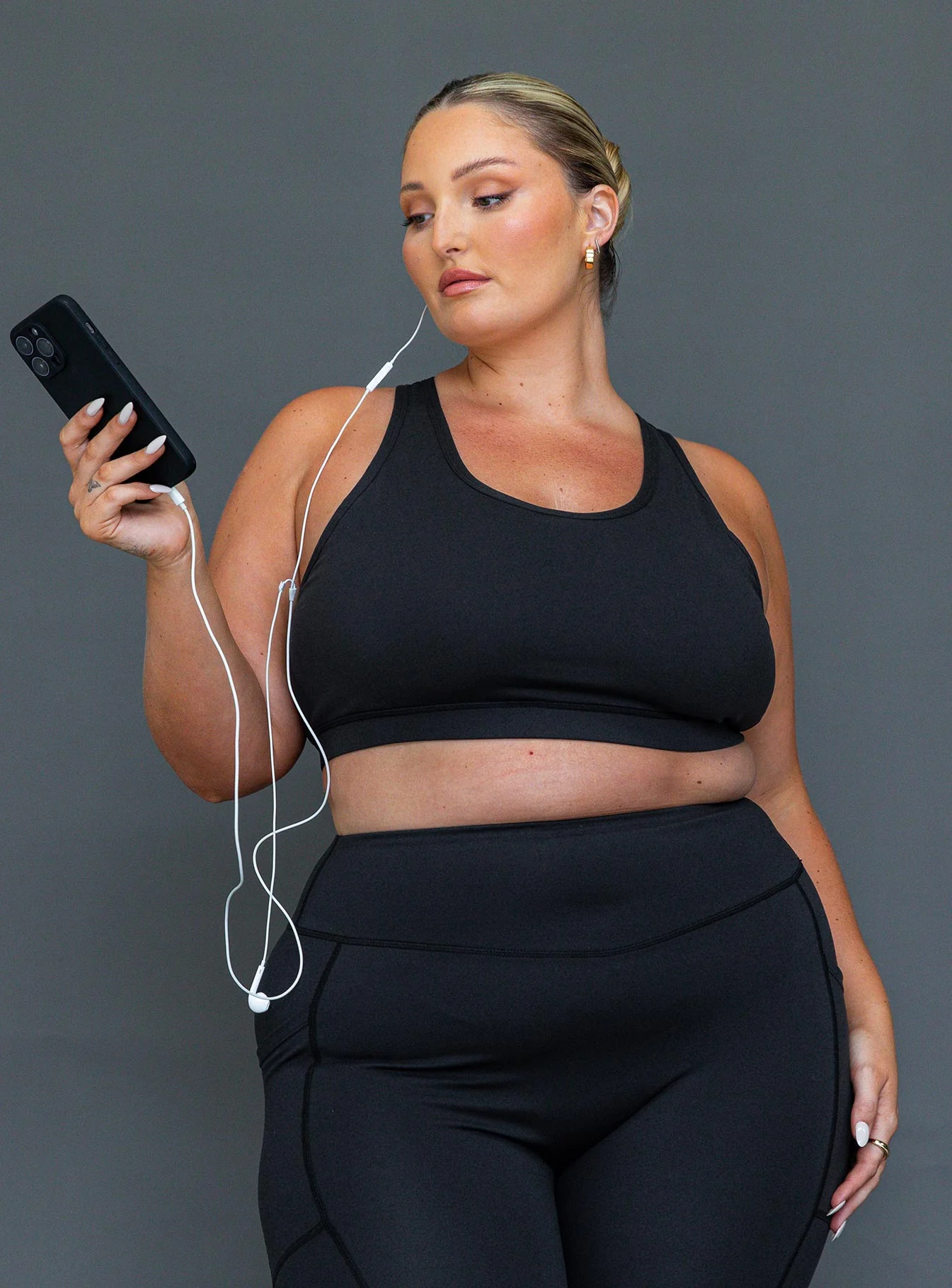 Energised Activewear Top Black Curve - Image 3