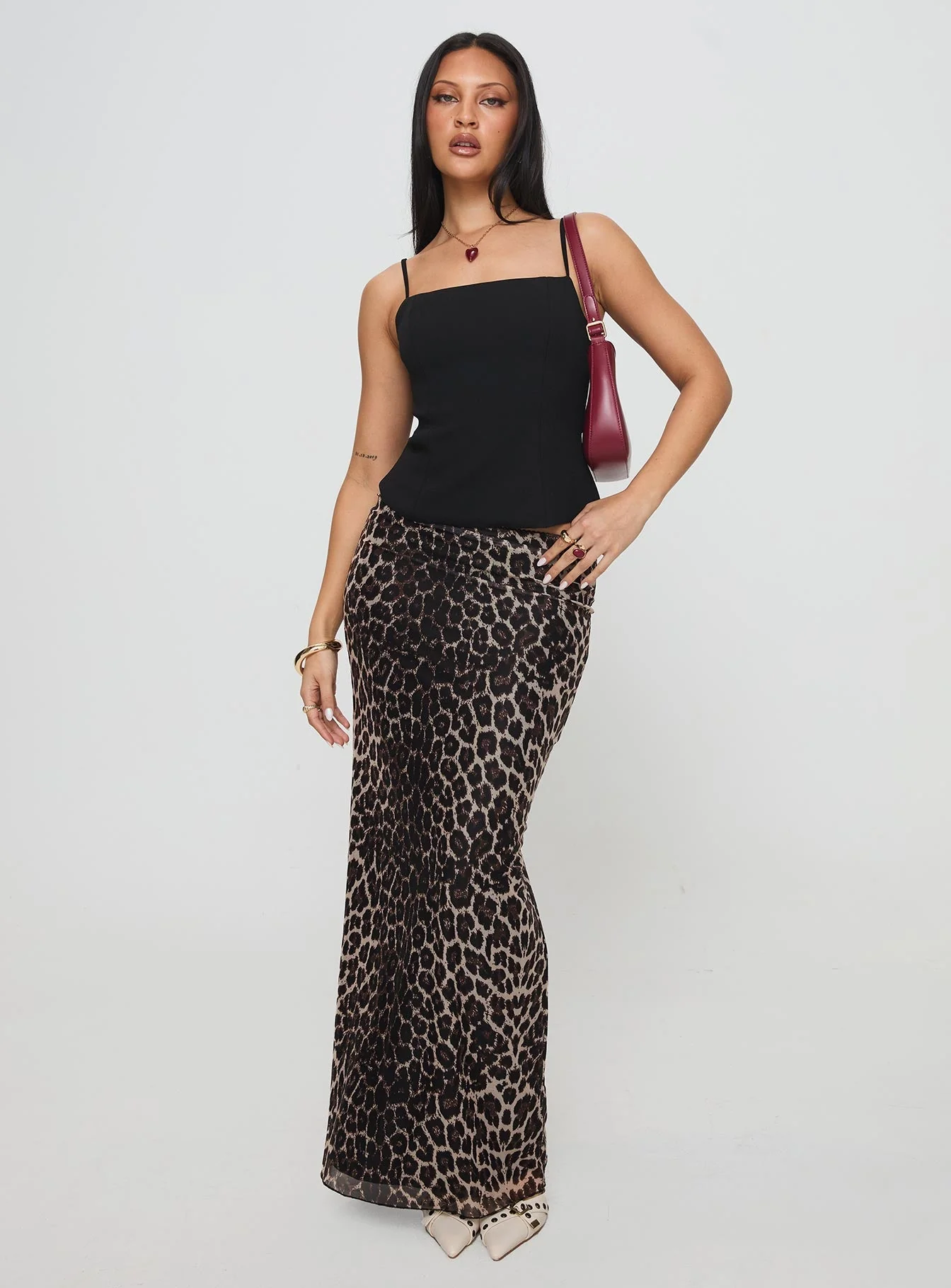 Ergo Maxi Skirt Leopard - Image 2
