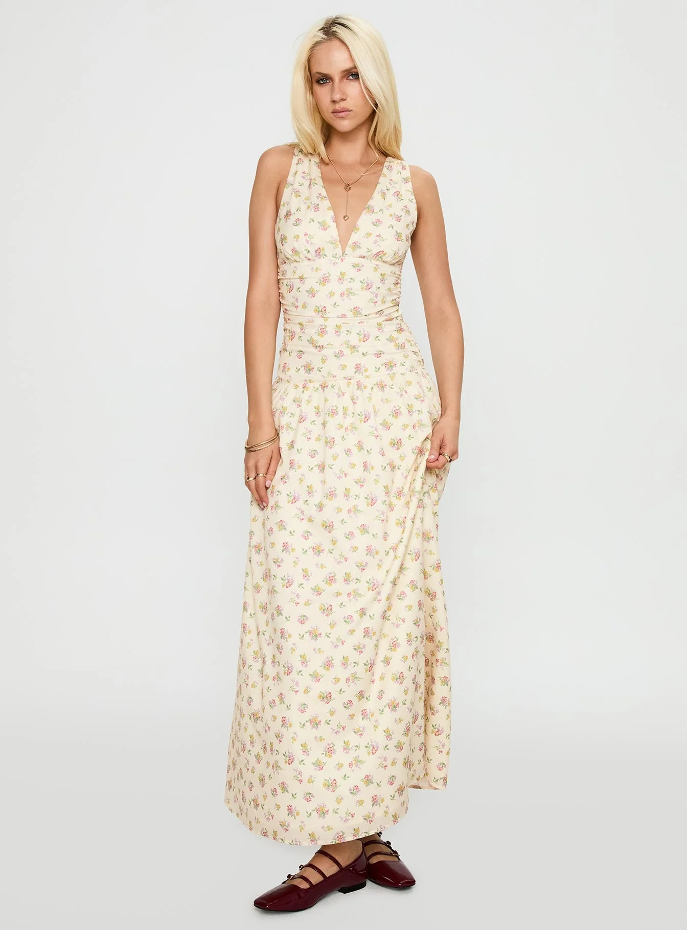 Esthie Maxi Dress Multi Floral - Image 3