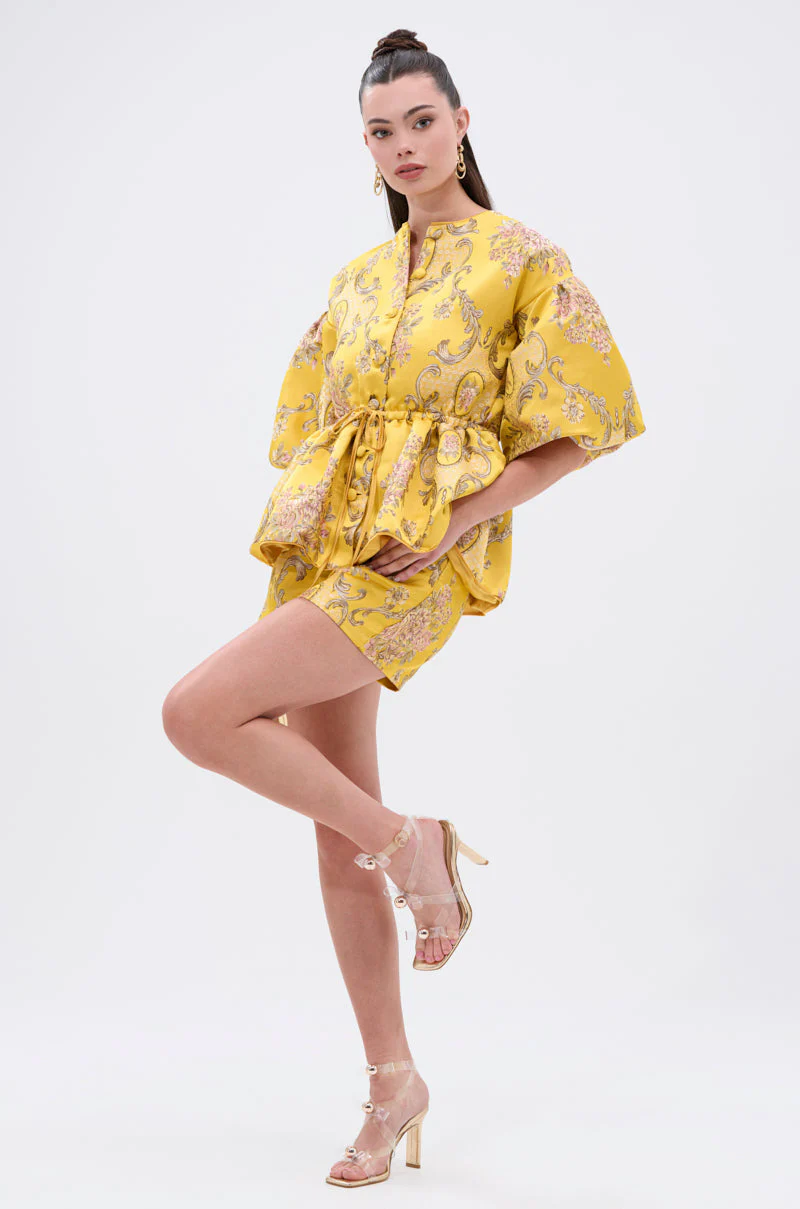 ETHEREAL BROCADE SHORTS - Image 7