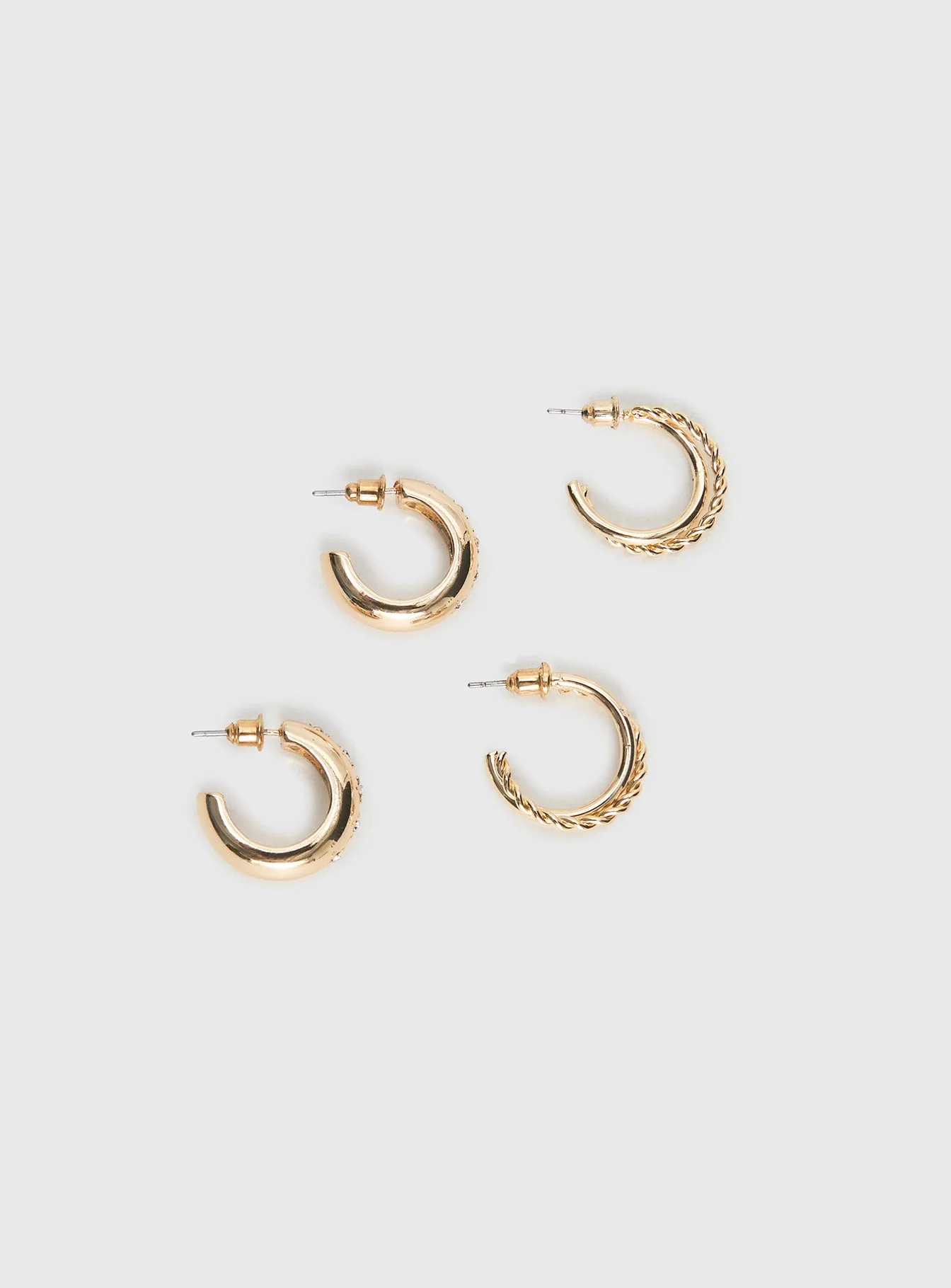 Eventually Earring Set Gold - Image 3