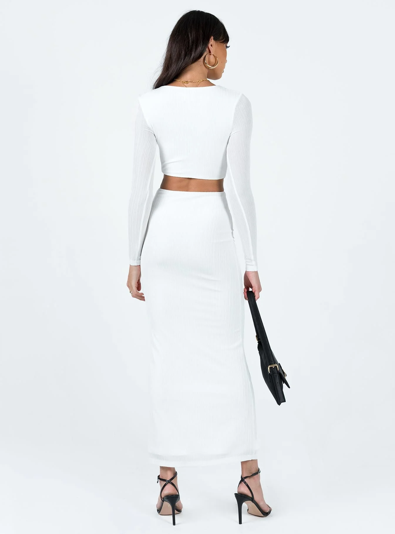 Everton Maxi Dress White - Image 5