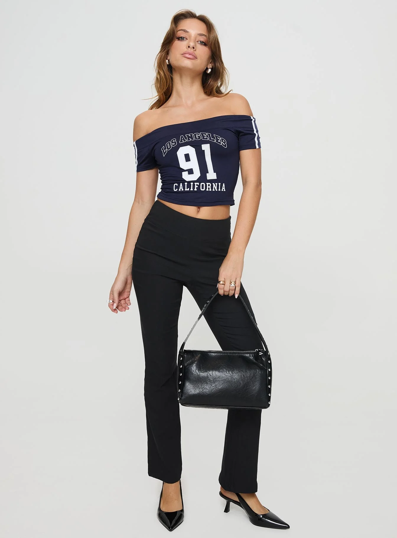 Everyday Flared Pants Black - Image 2
