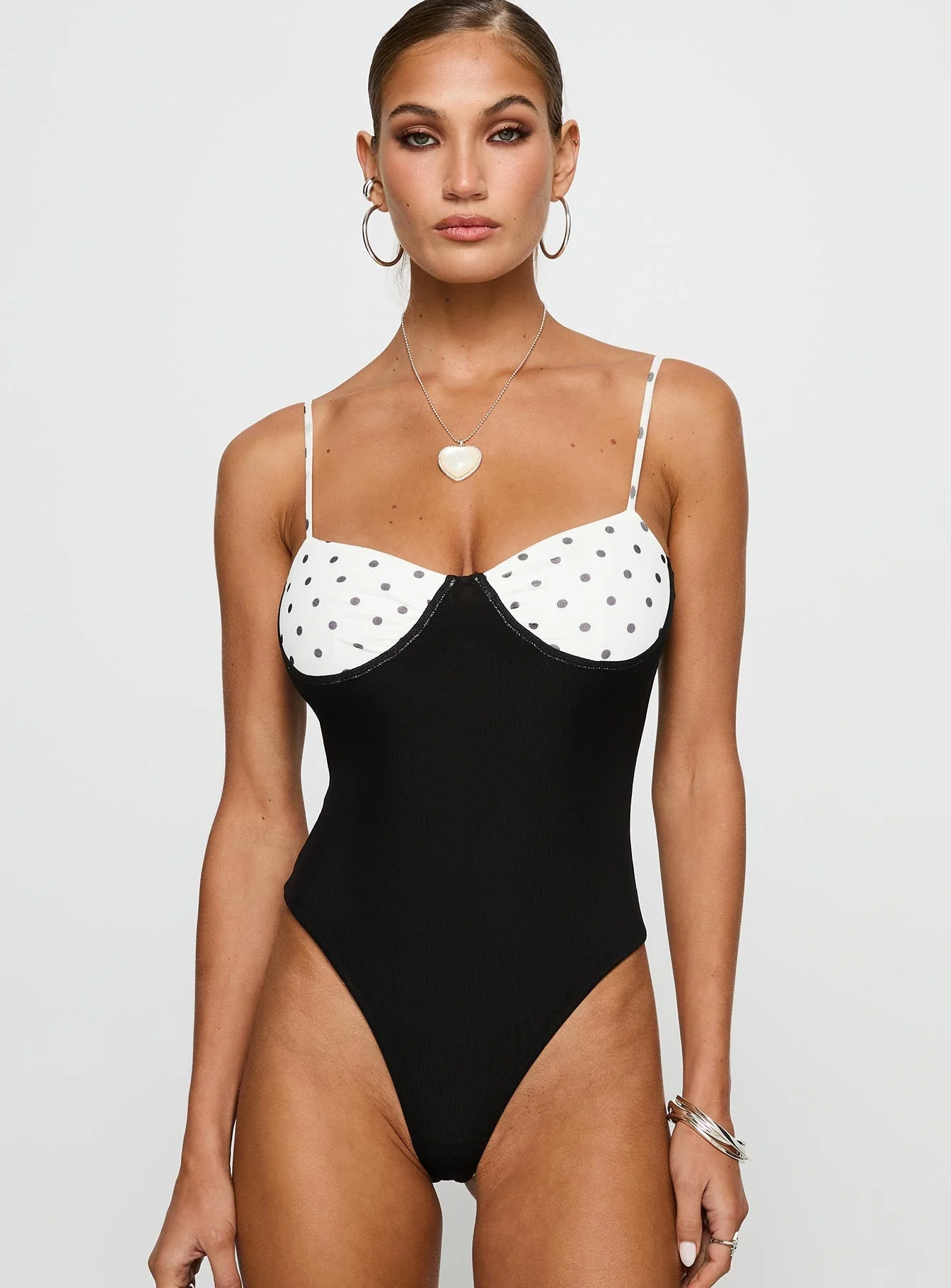 Evette Bodysuit Black / White - Image 7