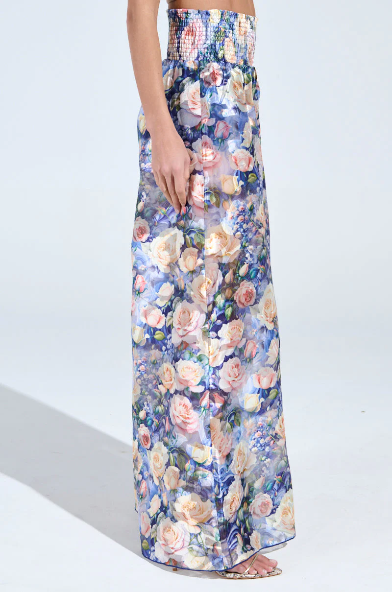 EXALTED FLORAL PALAZZO PANT - Image 3
