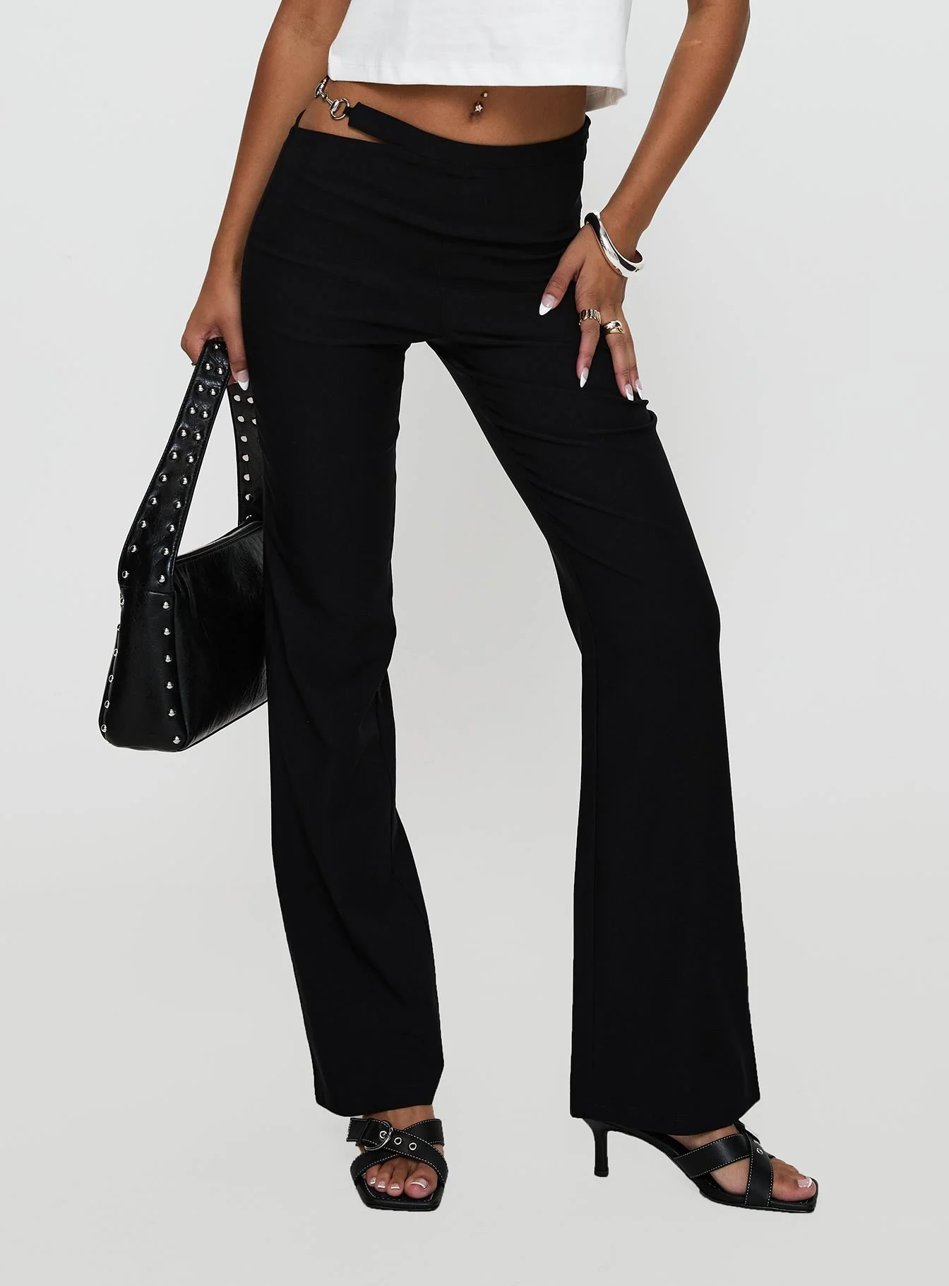 Eyes On You Flare Pants Black - Image 2