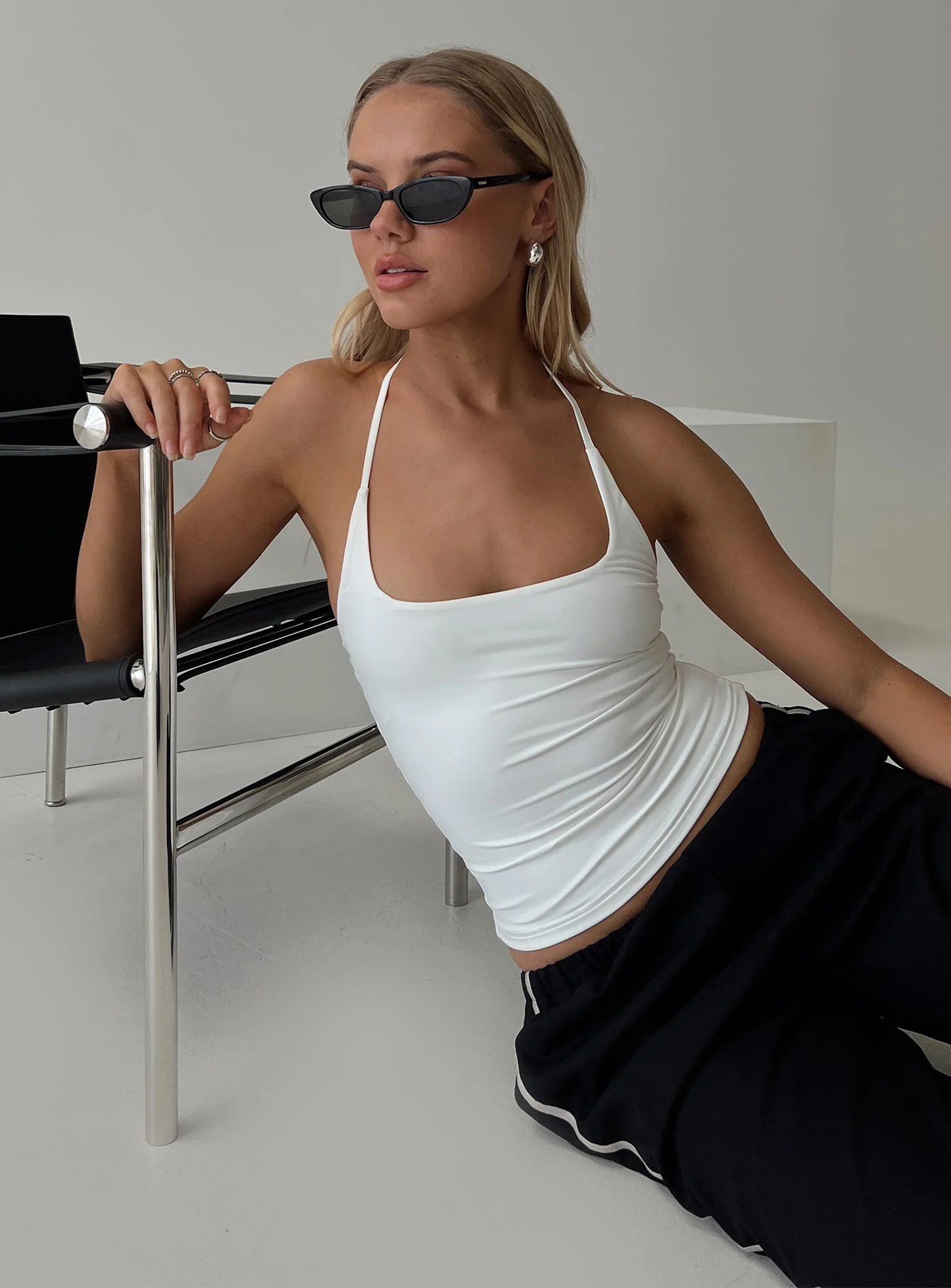 Ezekiel Nylon Top White - Image 2