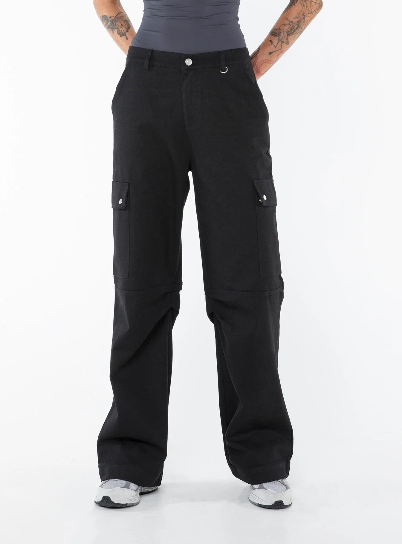 Fallout Mid Rise Cargo Pants Black Tall - Image 2