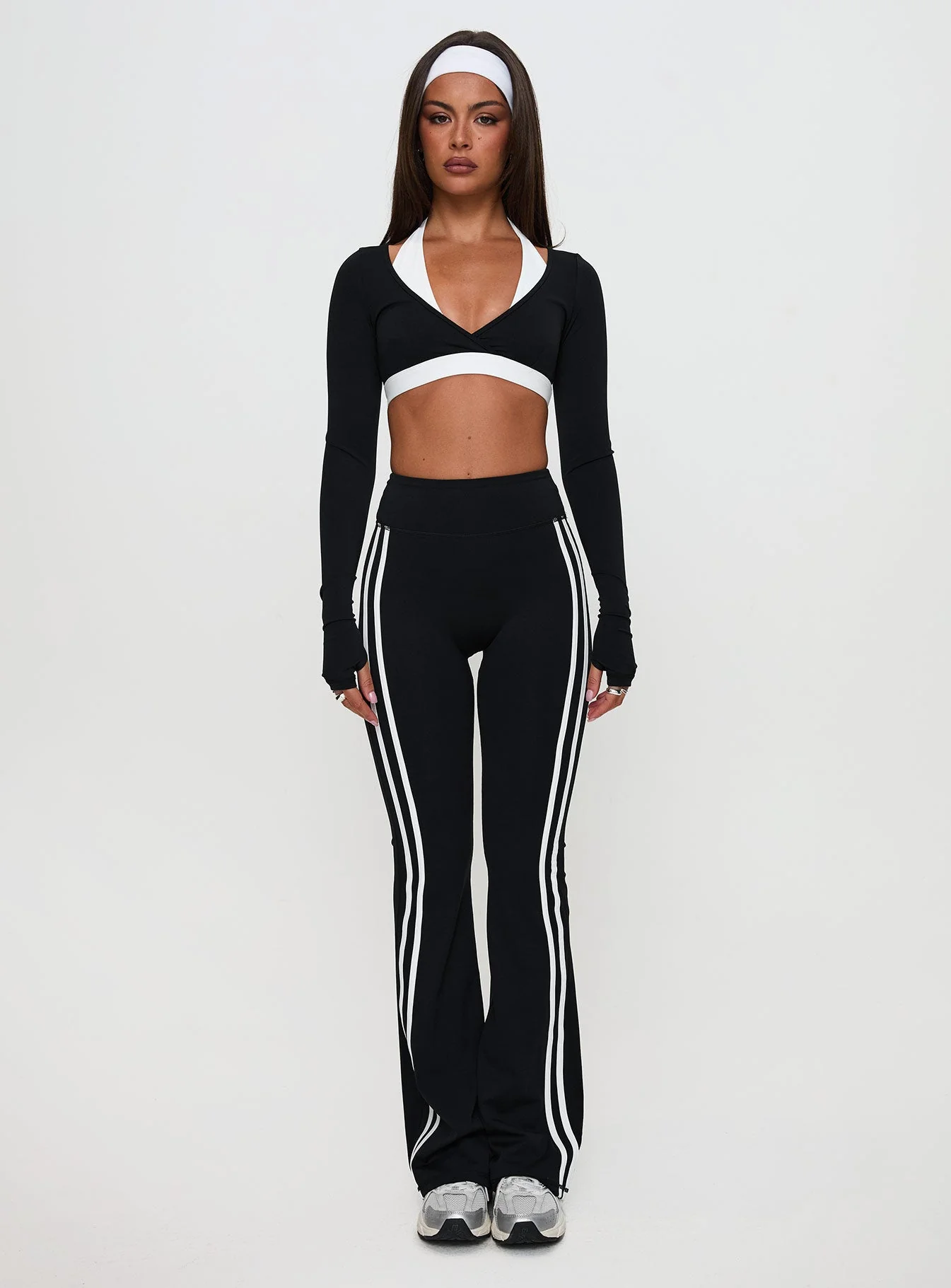 Fast Track Active Flare Pants Black - Image 8