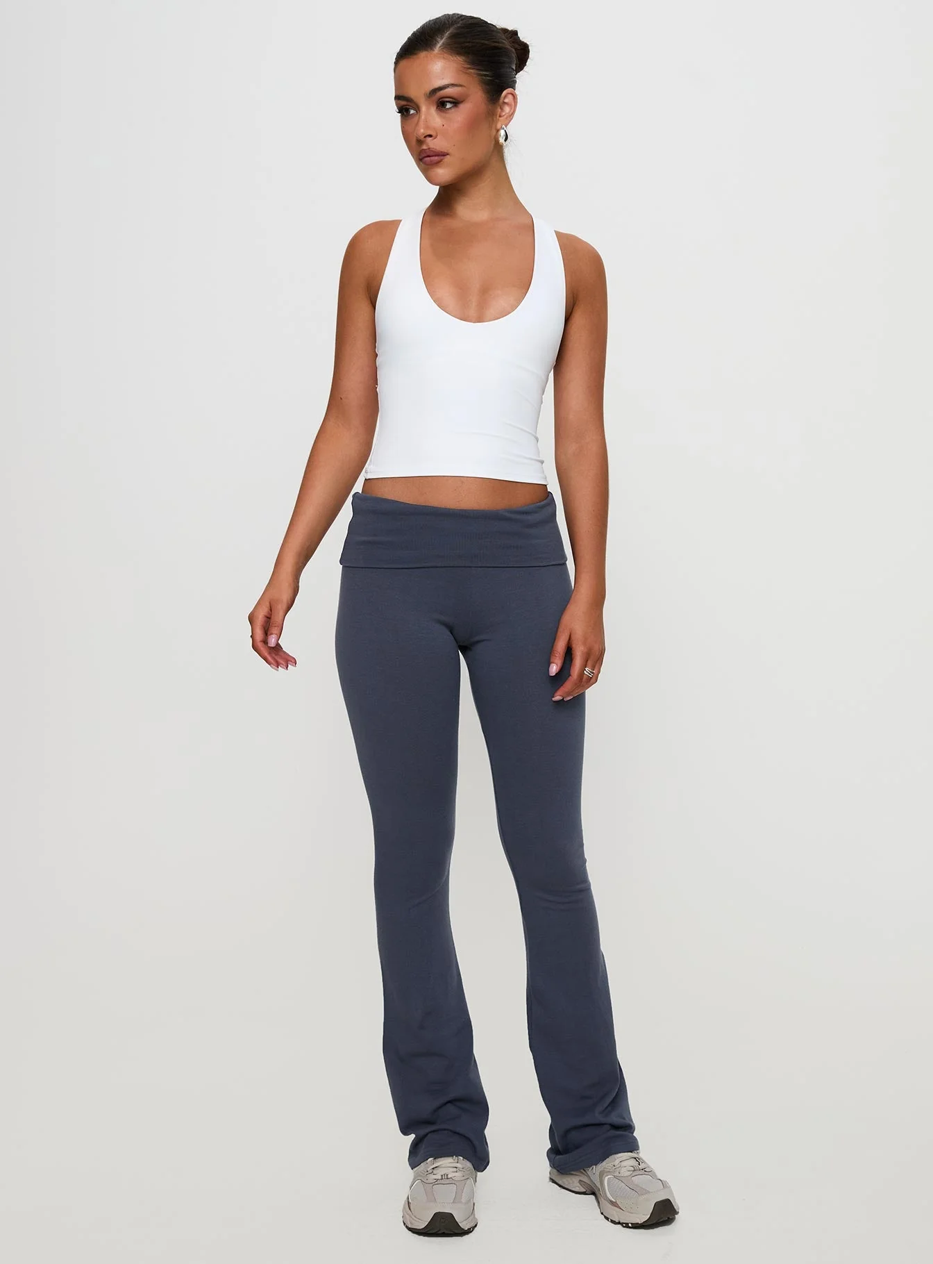 Fast Track Longline Active Tank Top White - Image 3