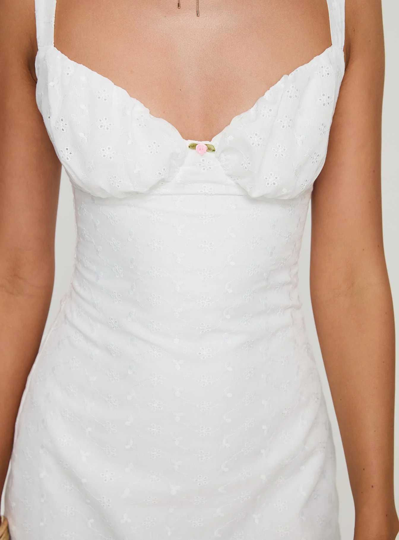 Faucher Mini Dress White - Image 6