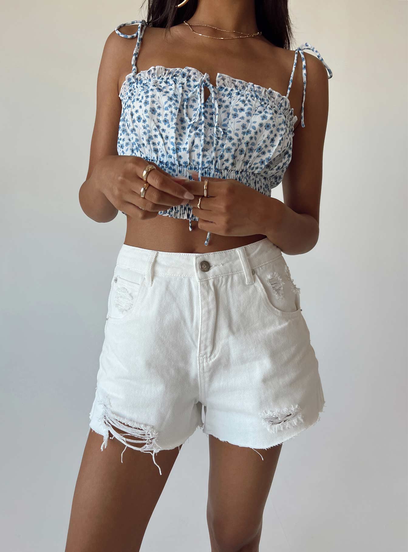 Feels Like Summer Short White - Image 6