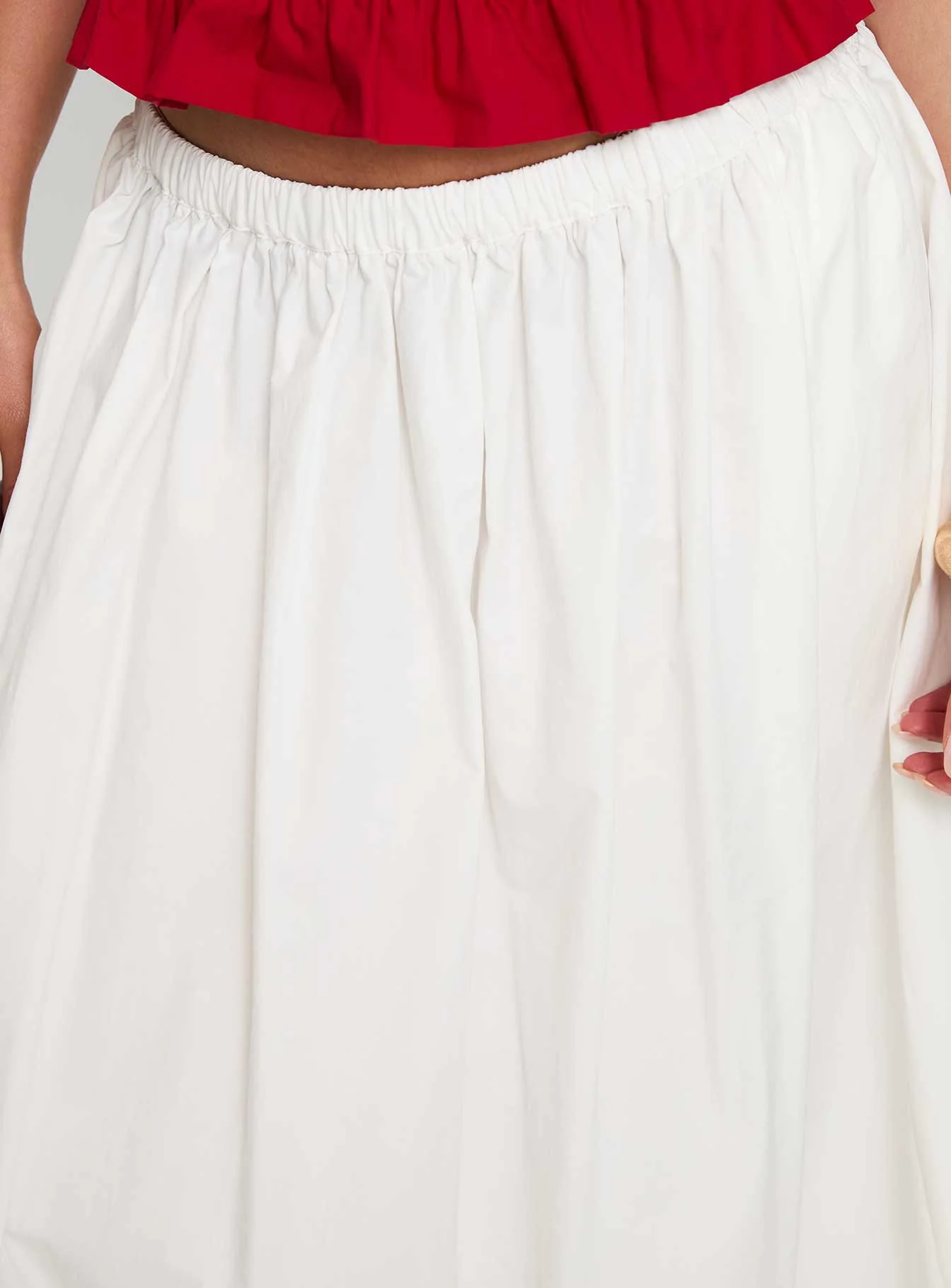Felipa Maxi Skirt White - Image 6