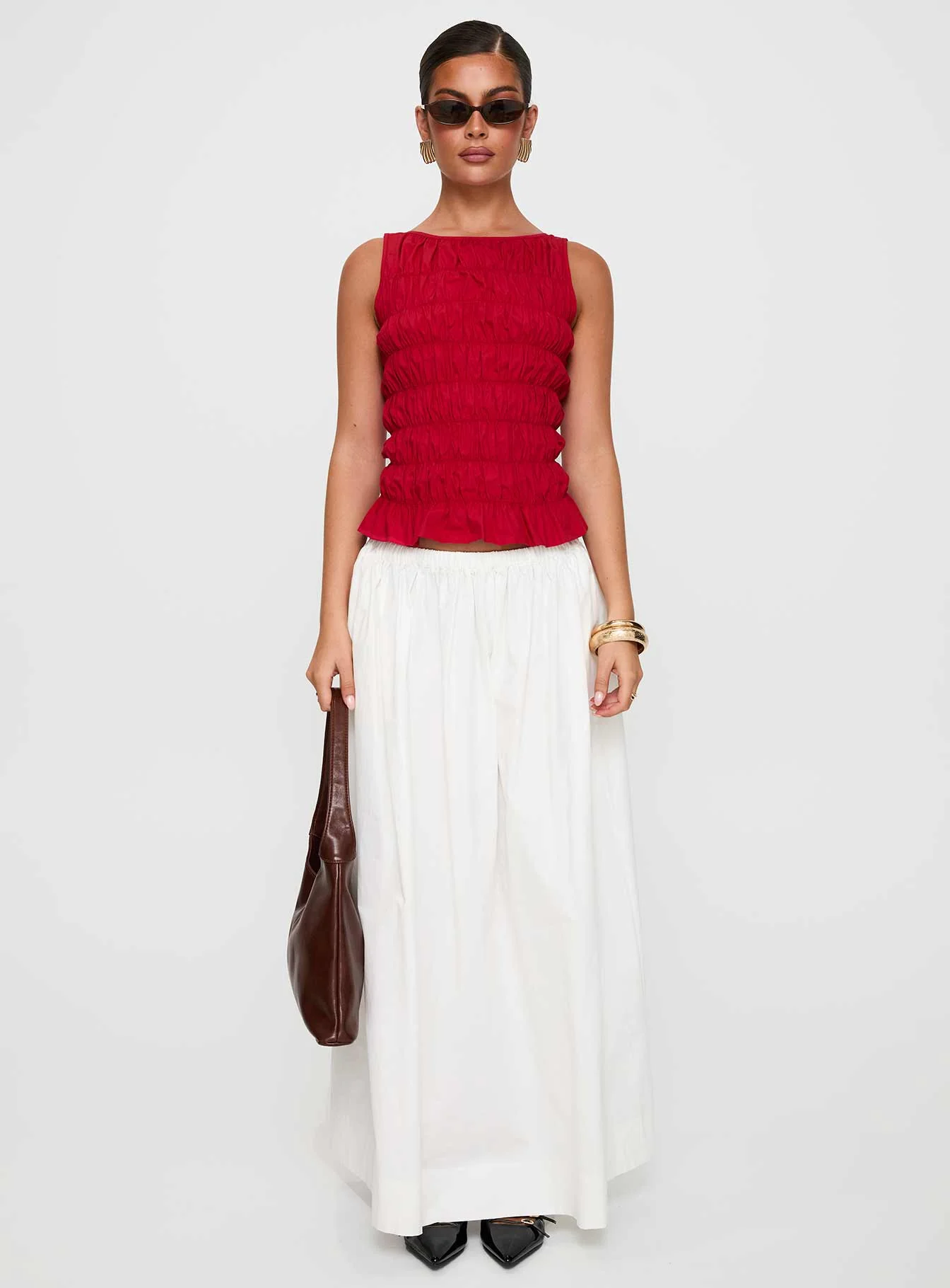Felipa Maxi Skirt White - Image 7