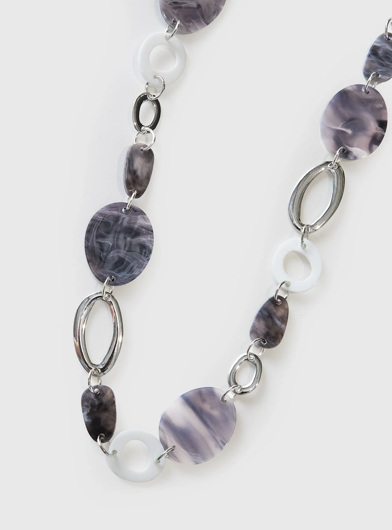 Felon Beaded Chain Belt Silver / Black - Image 3