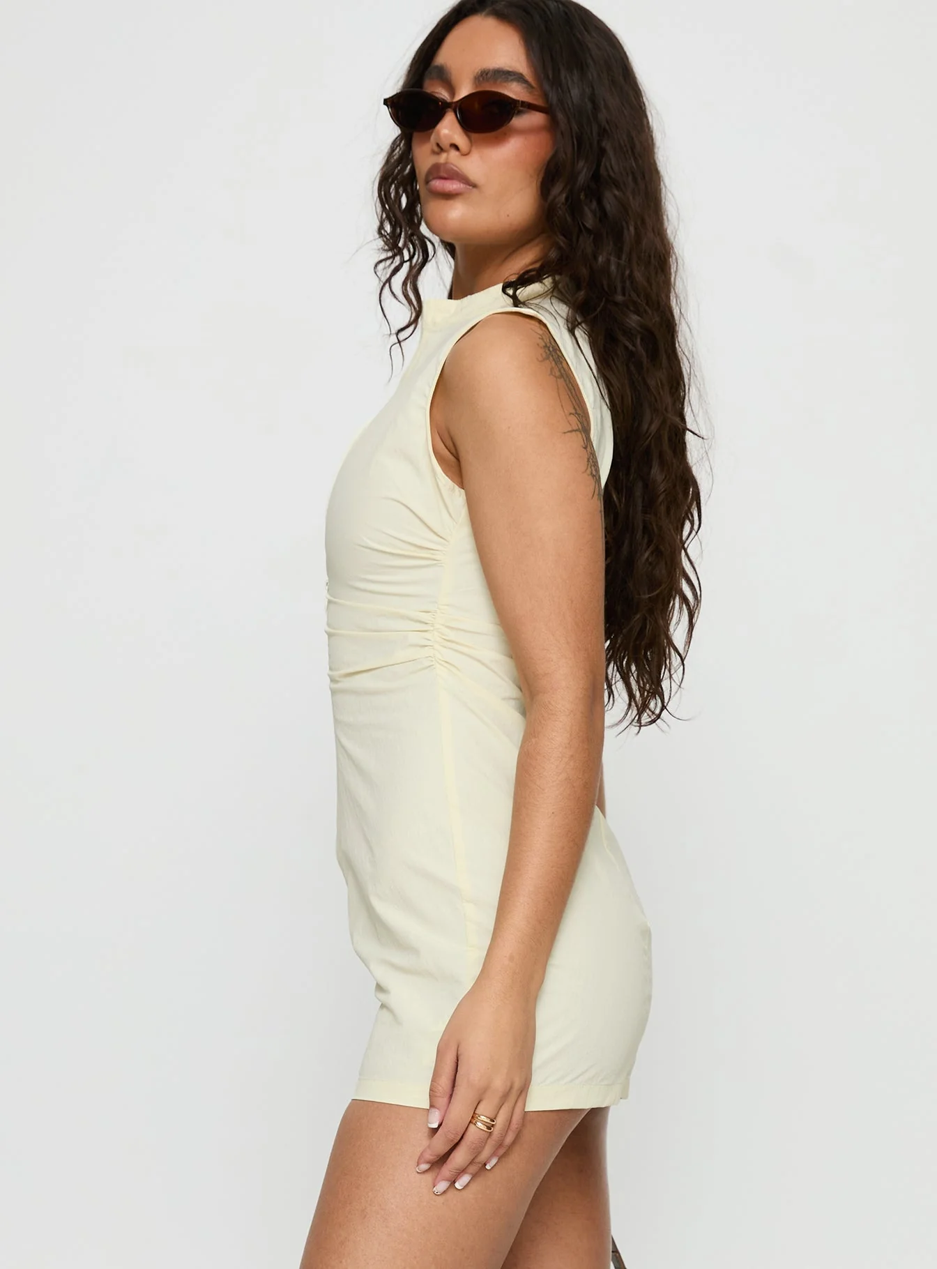 Fever Mini Dress Butter - Image 4