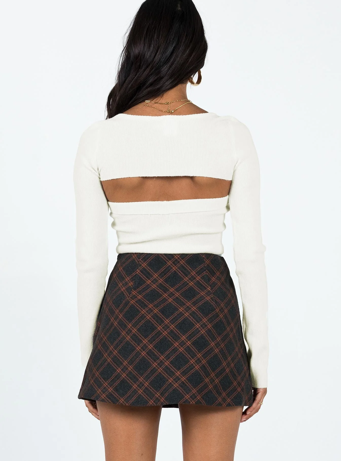 Fike Mini Skirt Charcoal - Image 5