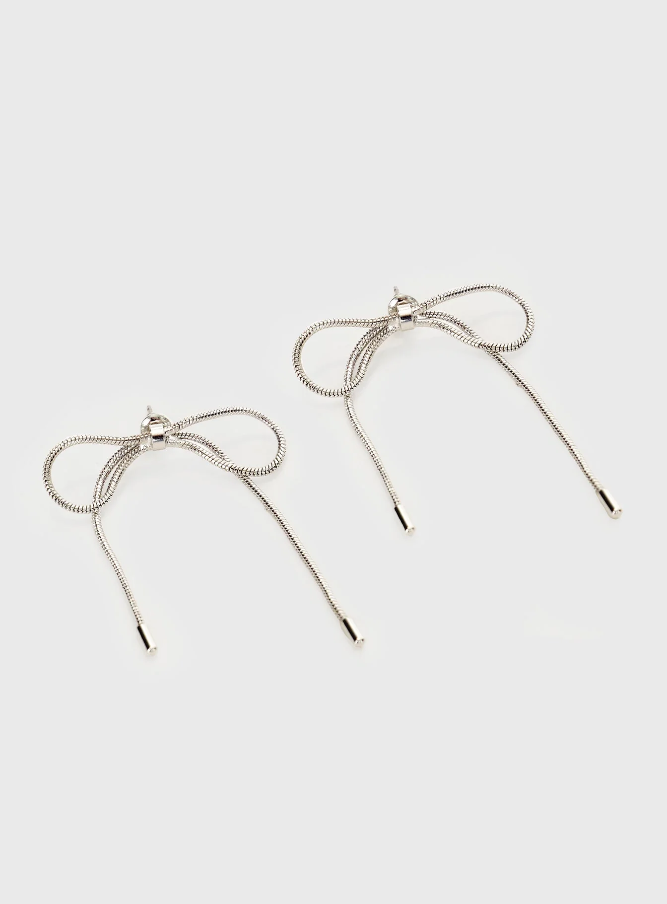 Finnian Earrings Silver - Image 2