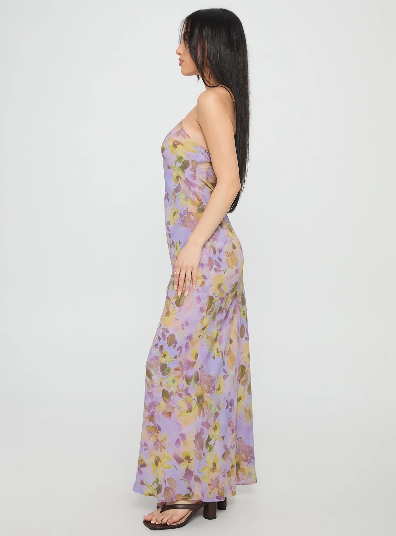 Florabella Halter Maxi Dress Multi - Image 3