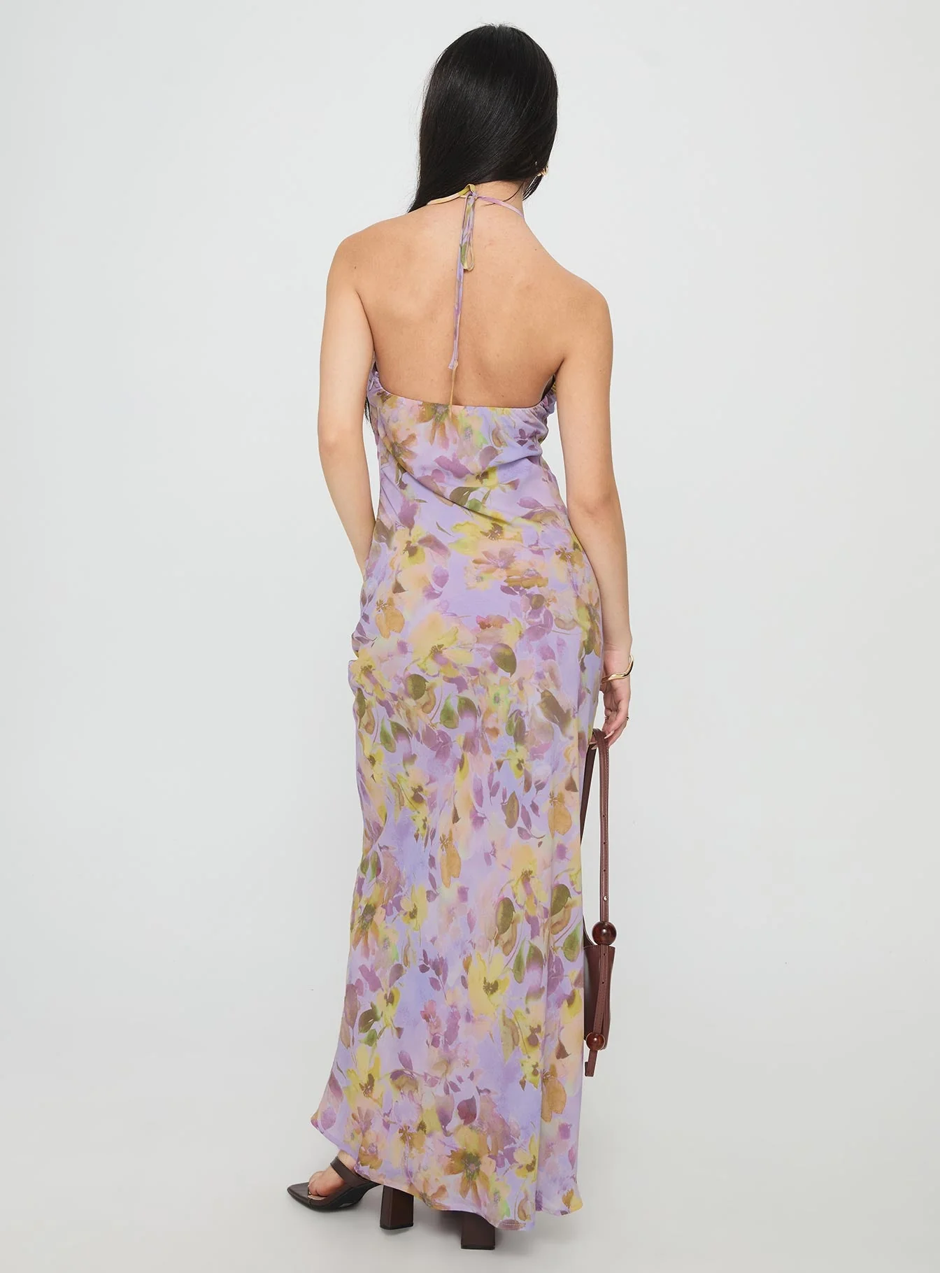Florabella Halter Maxi Dress Multi - Image 4