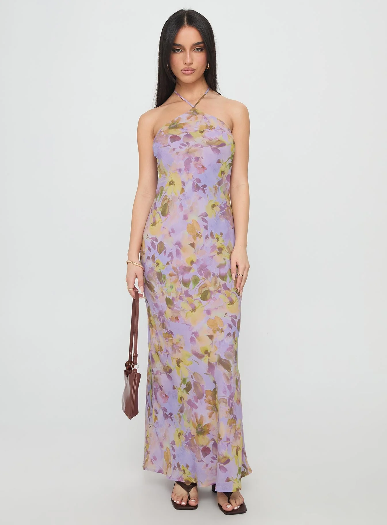 Florabella Halter Maxi Dress Multi - Image 6