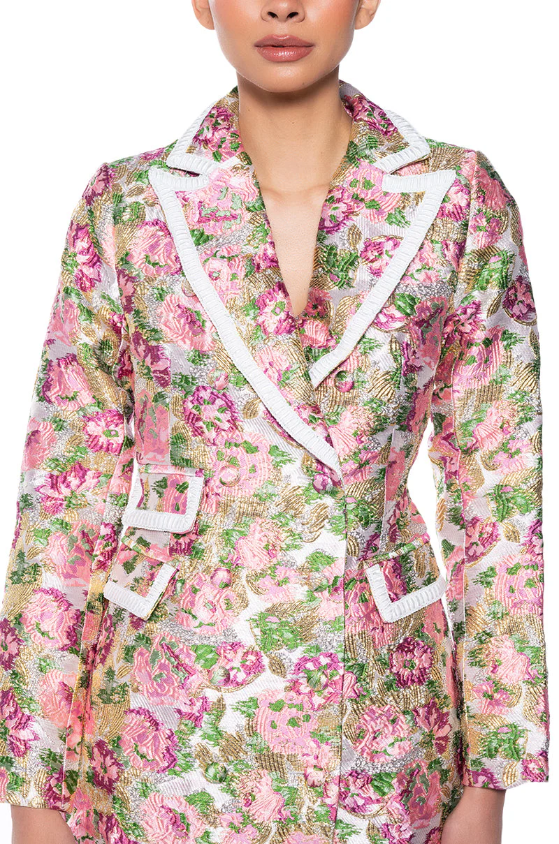 FLORAL DREAMS BROCADE SUIT DRESS - Image 11
