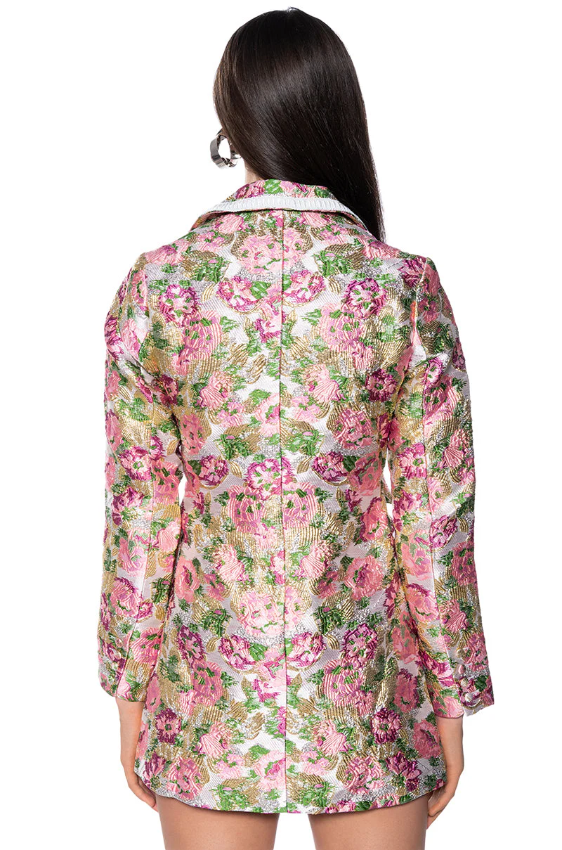 FLORAL DREAMS BROCADE SUIT DRESS - Image 5