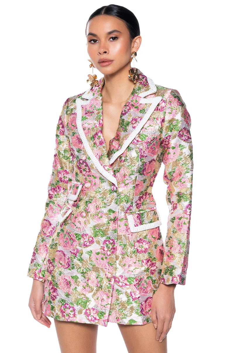 FLORAL DREAMS BROCADE SUIT DRESS - Image 7