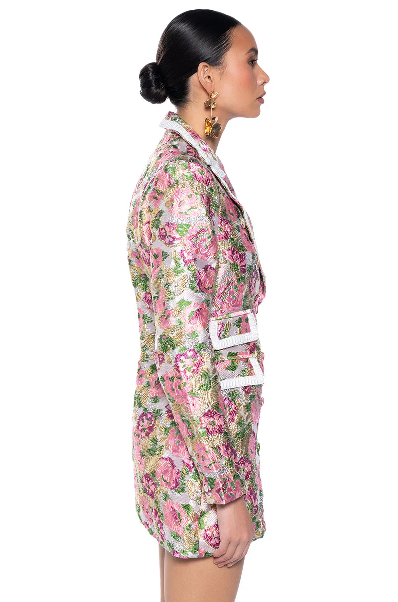 FLORAL DREAMS BROCADE SUIT DRESS - Image 9