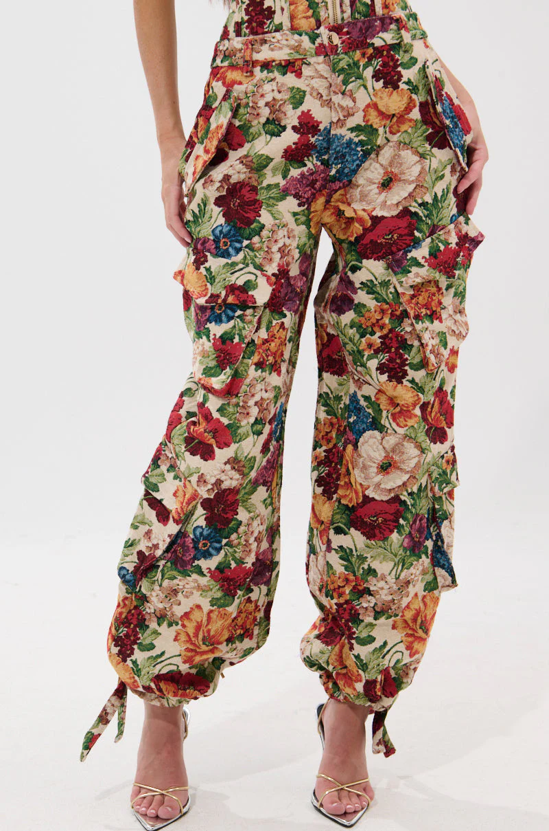 FLORAL FOR DAYS BROCADE TROUSER - Image 2
