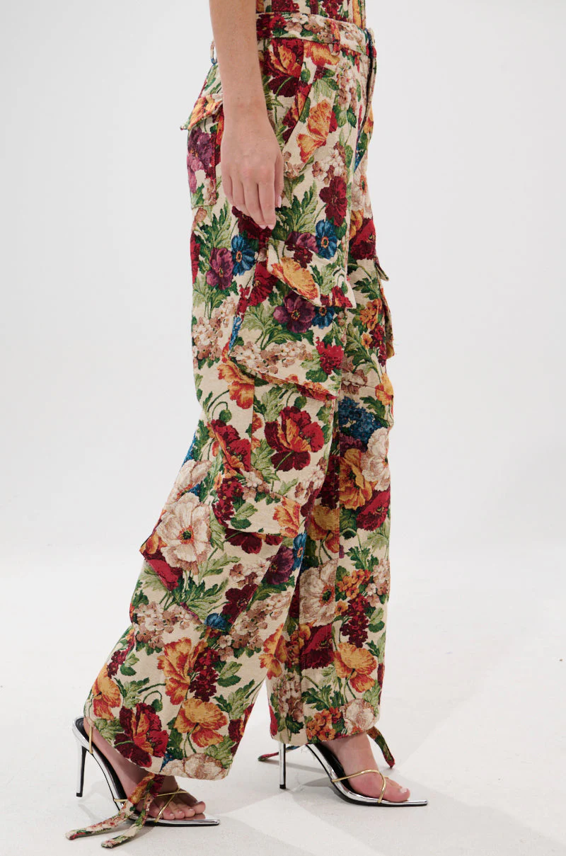 FLORAL FOR DAYS BROCADE TROUSER - Image 5