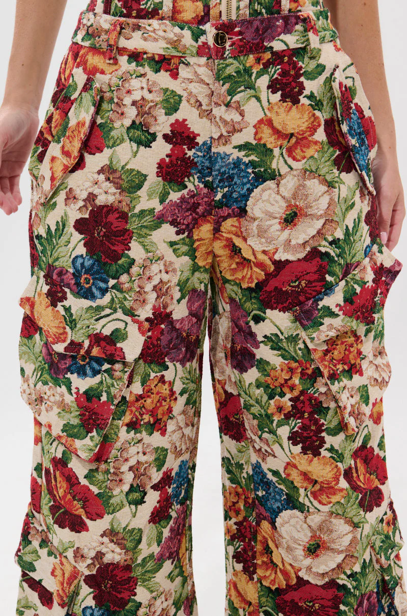 FLORAL FOR DAYS BROCADE TROUSER - Image 9
