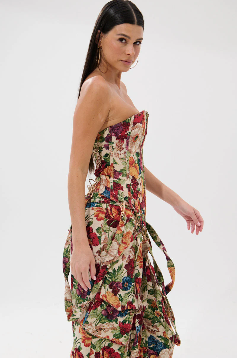 FLORAL FOR DAYS BROCADE CORSET - Image 5