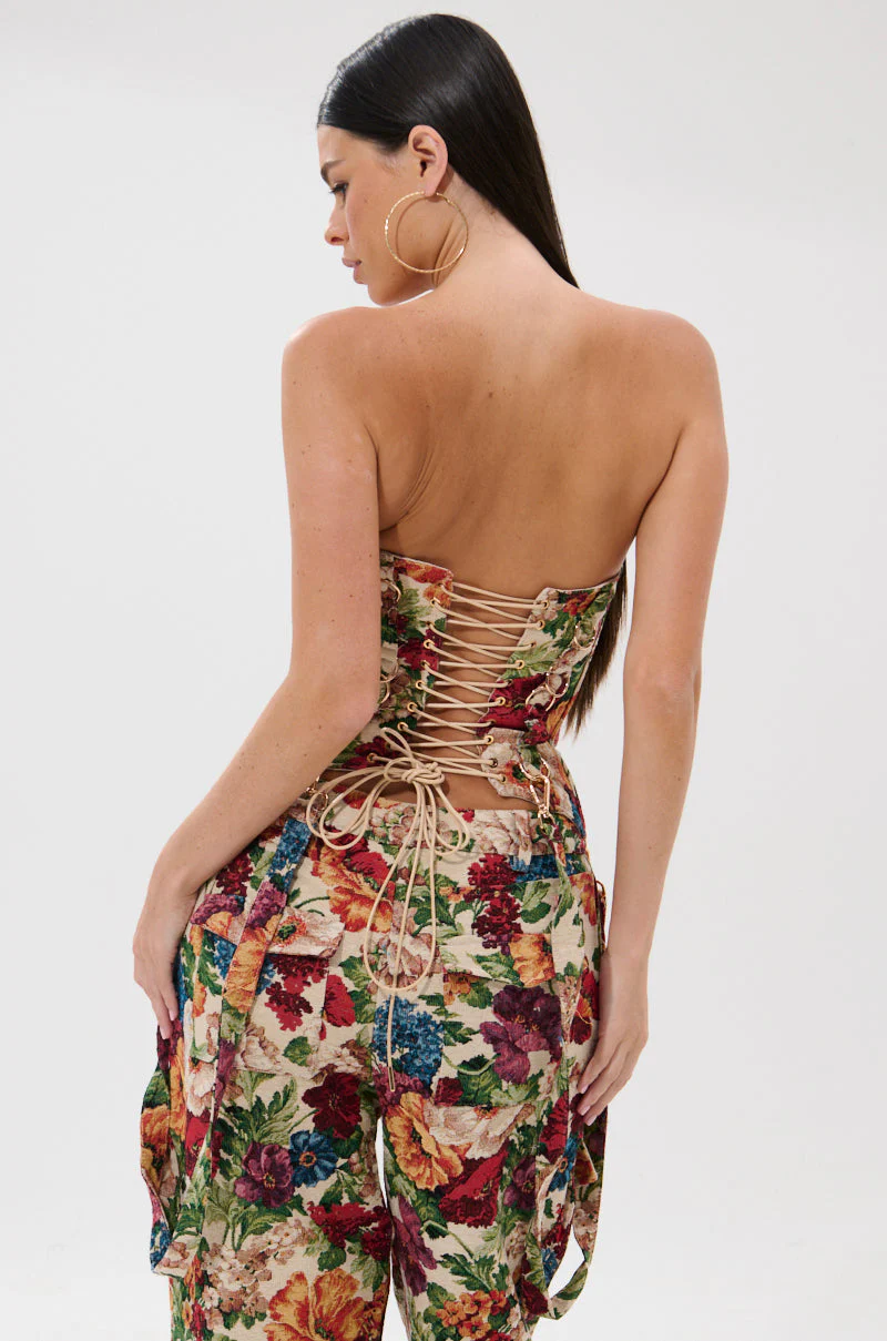 FLORAL FOR DAYS BROCADE CORSET - Image 6