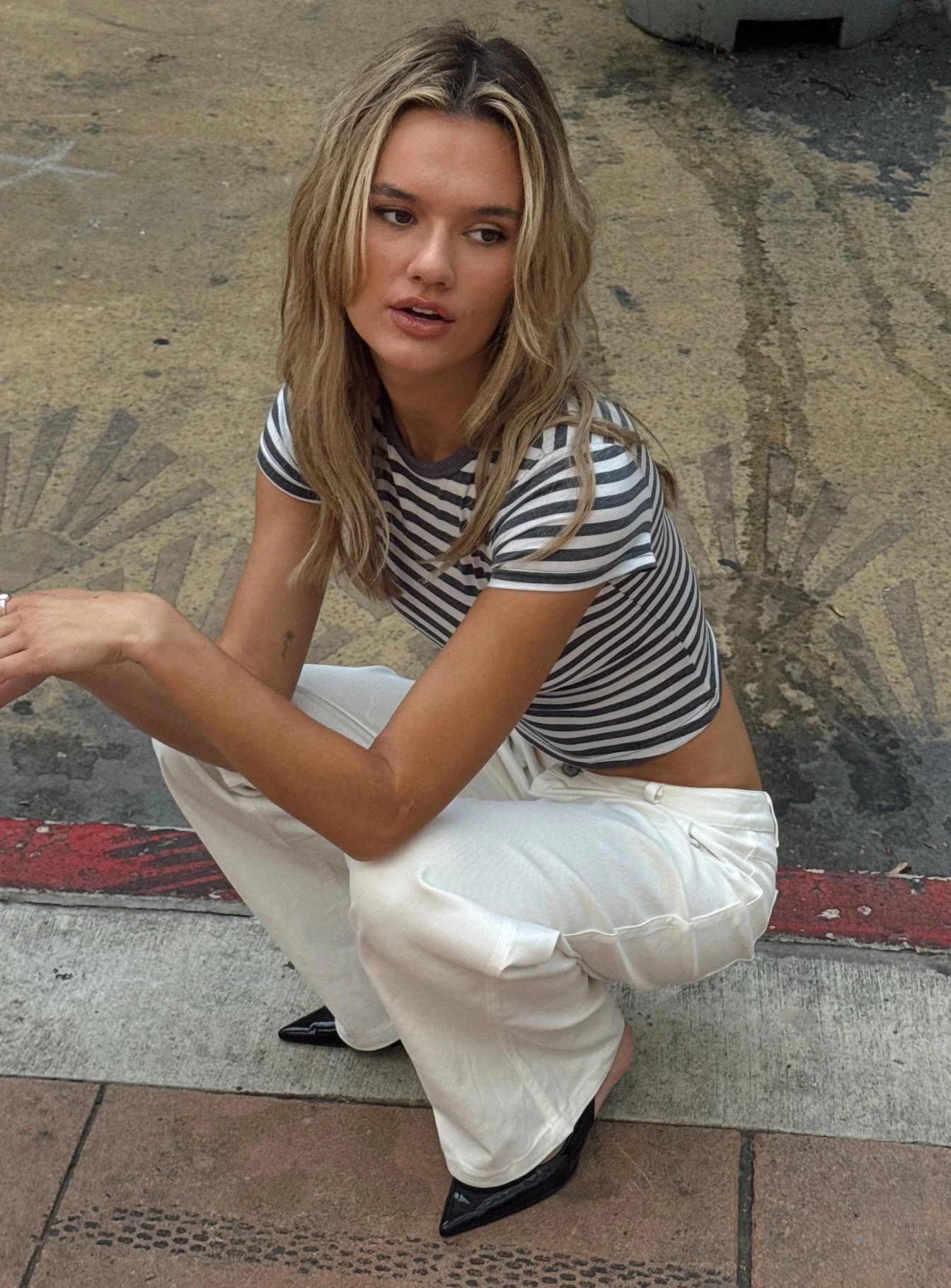 Floyra Top Blue / White Stripe - Image 10