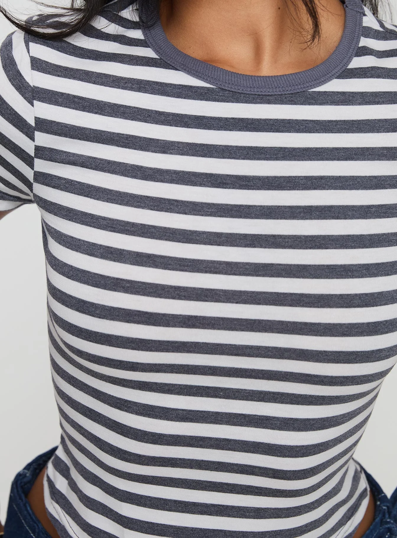 Floyra Top Blue / White Stripe - Image 6