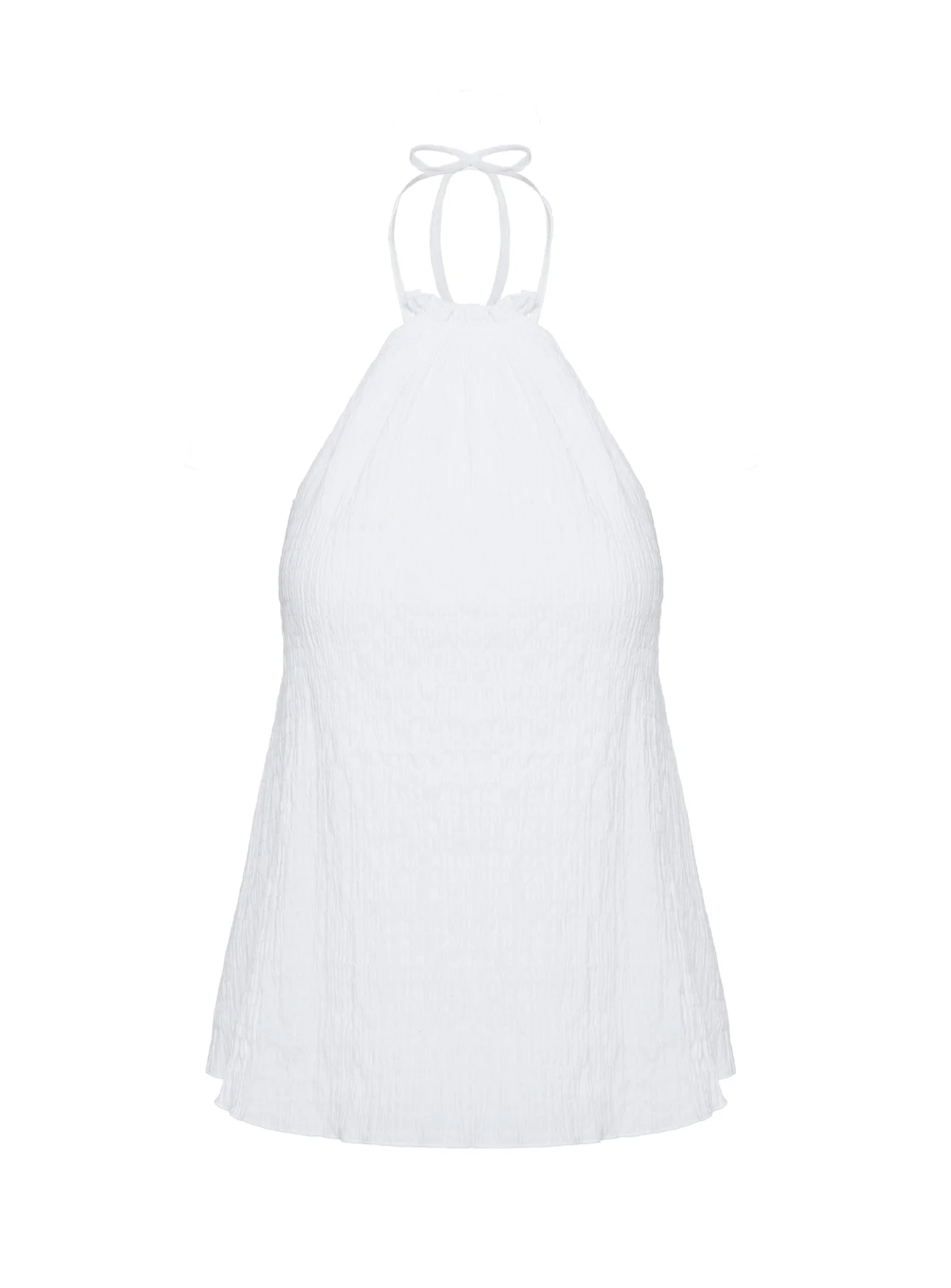 Flutter Halter Top White - Image 11