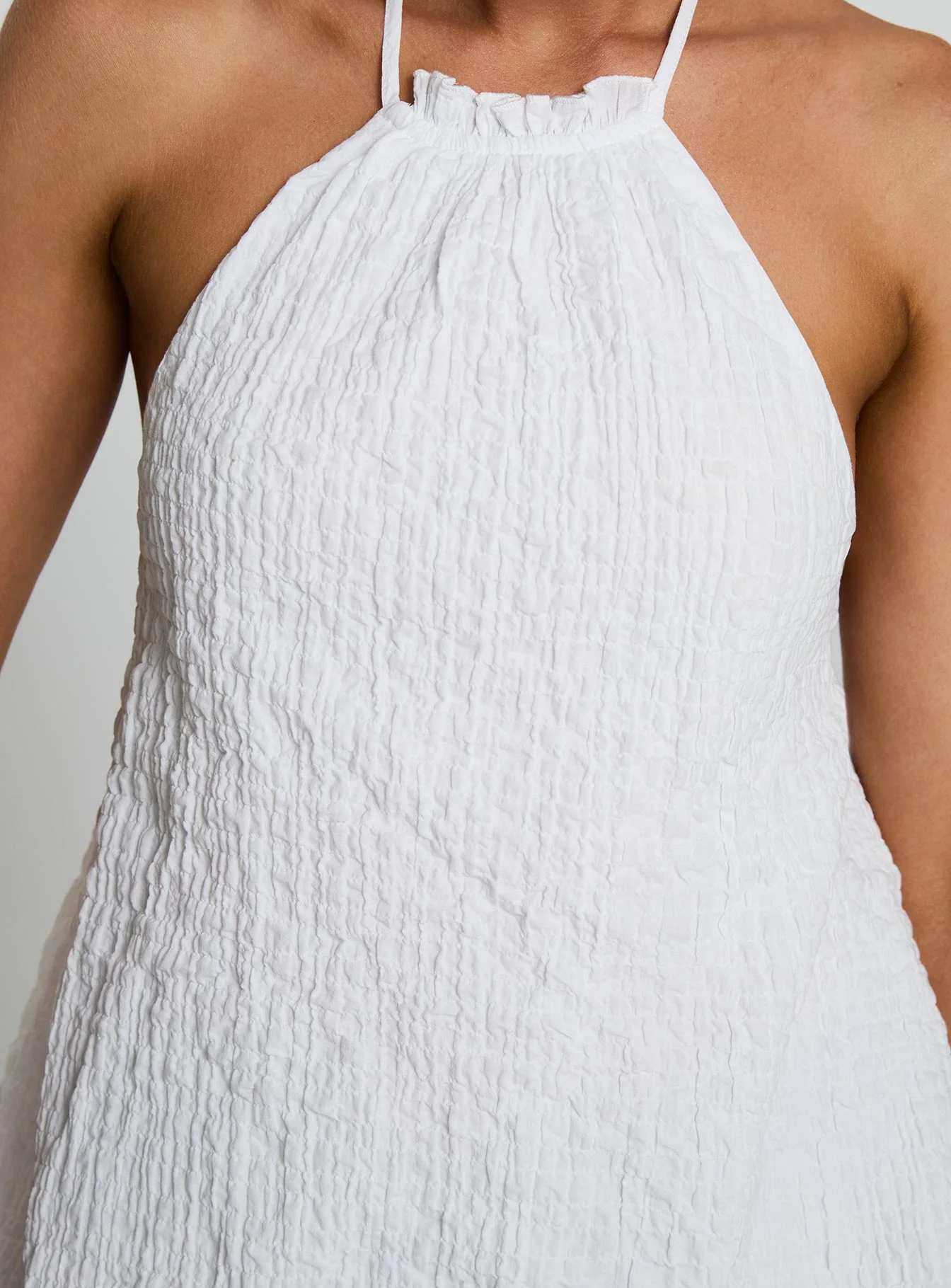 Flutter Halter Top White - Image 6